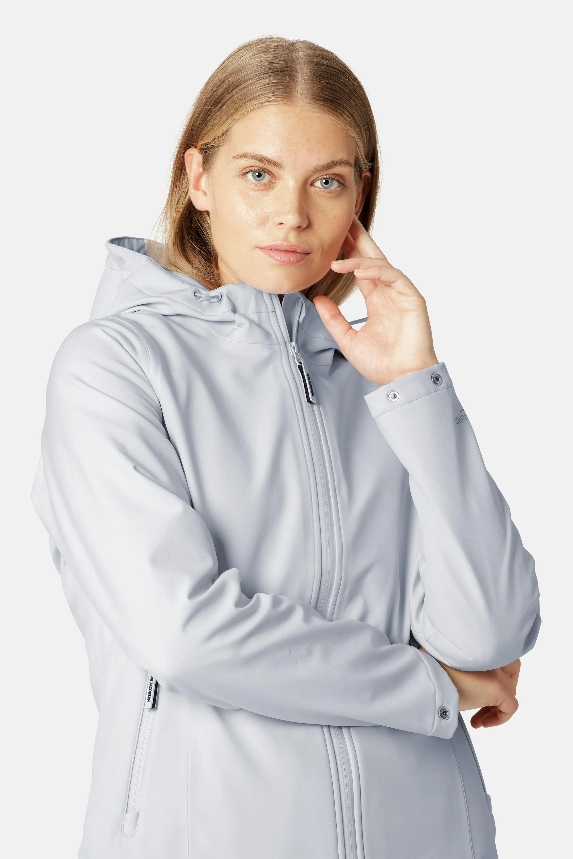 Short Softshell Raincoat - Heather sold by Ilse Jacobsen product image thumbnail 4