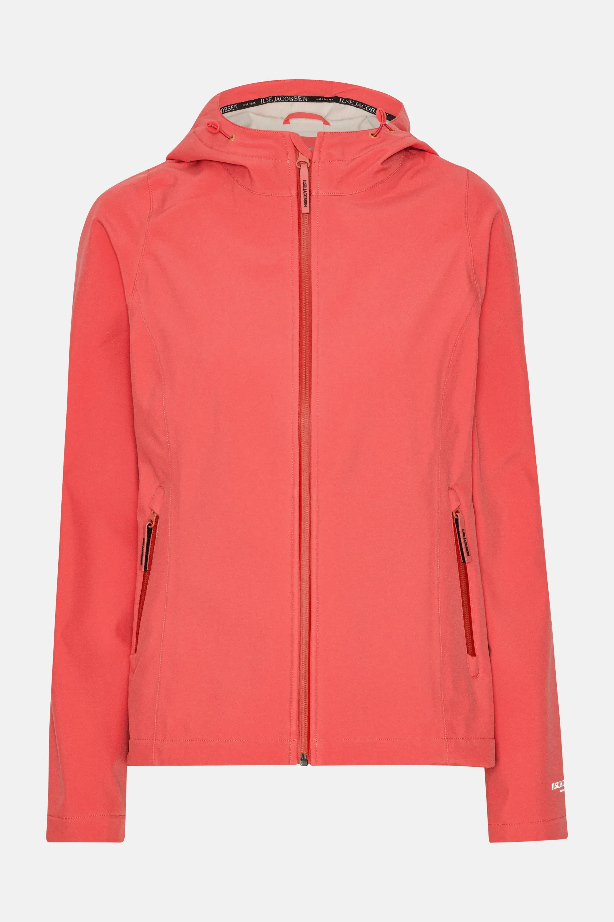 Short Softshell Raincoat - Spiced Coral sold by Ilse Jacobsen product image thumbnail 5