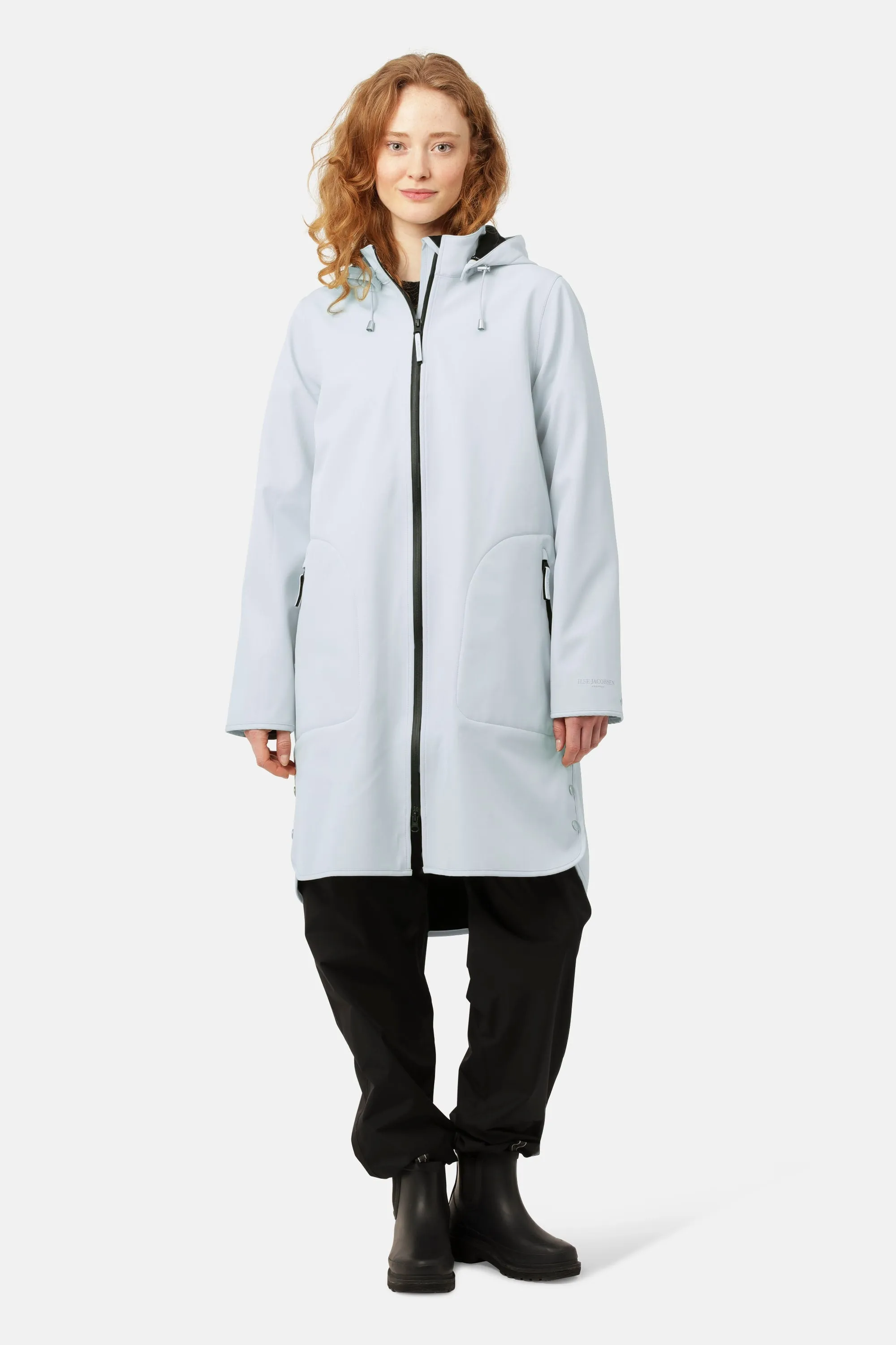 Softshell Raincoat A-line - Heather sold by Ilse Jacobsen