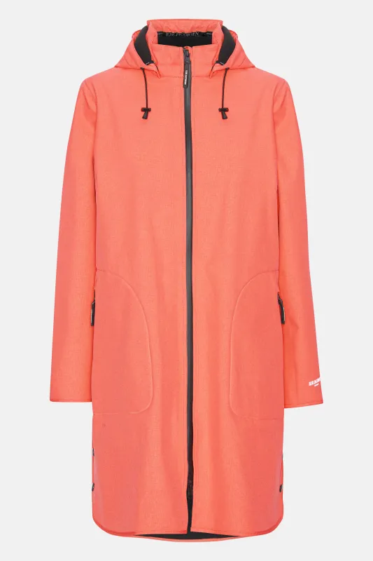 Softshell Raincoat A-line - Spiced Coral sold by Ilse Jacobsen