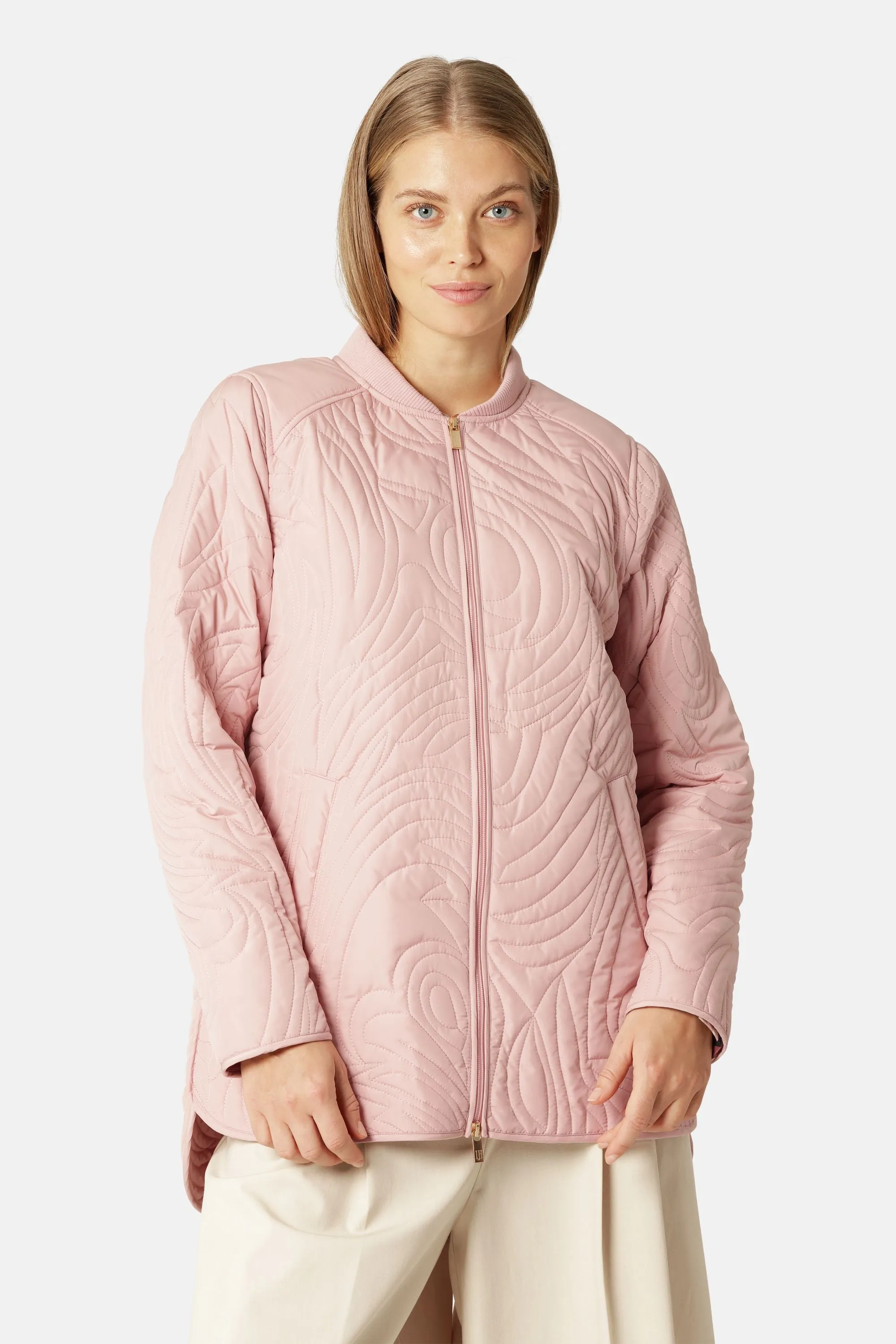 Short Quilt Jacket - Peachskin sold by Ilse Jacobsen product image thumbnail 2