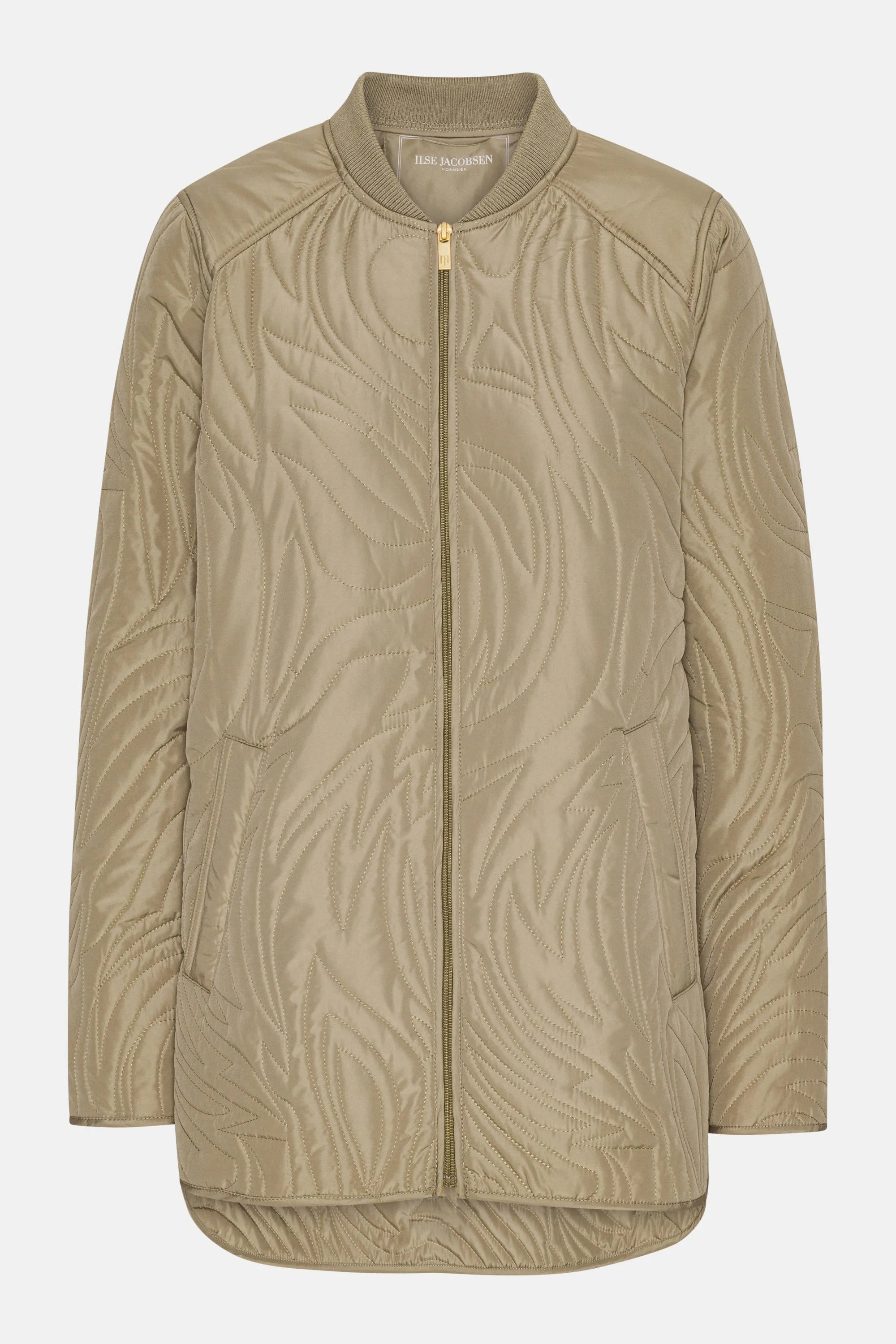 Short Quilt Jacket - Greige sold by Ilse Jacobsen product image thumbnail 5