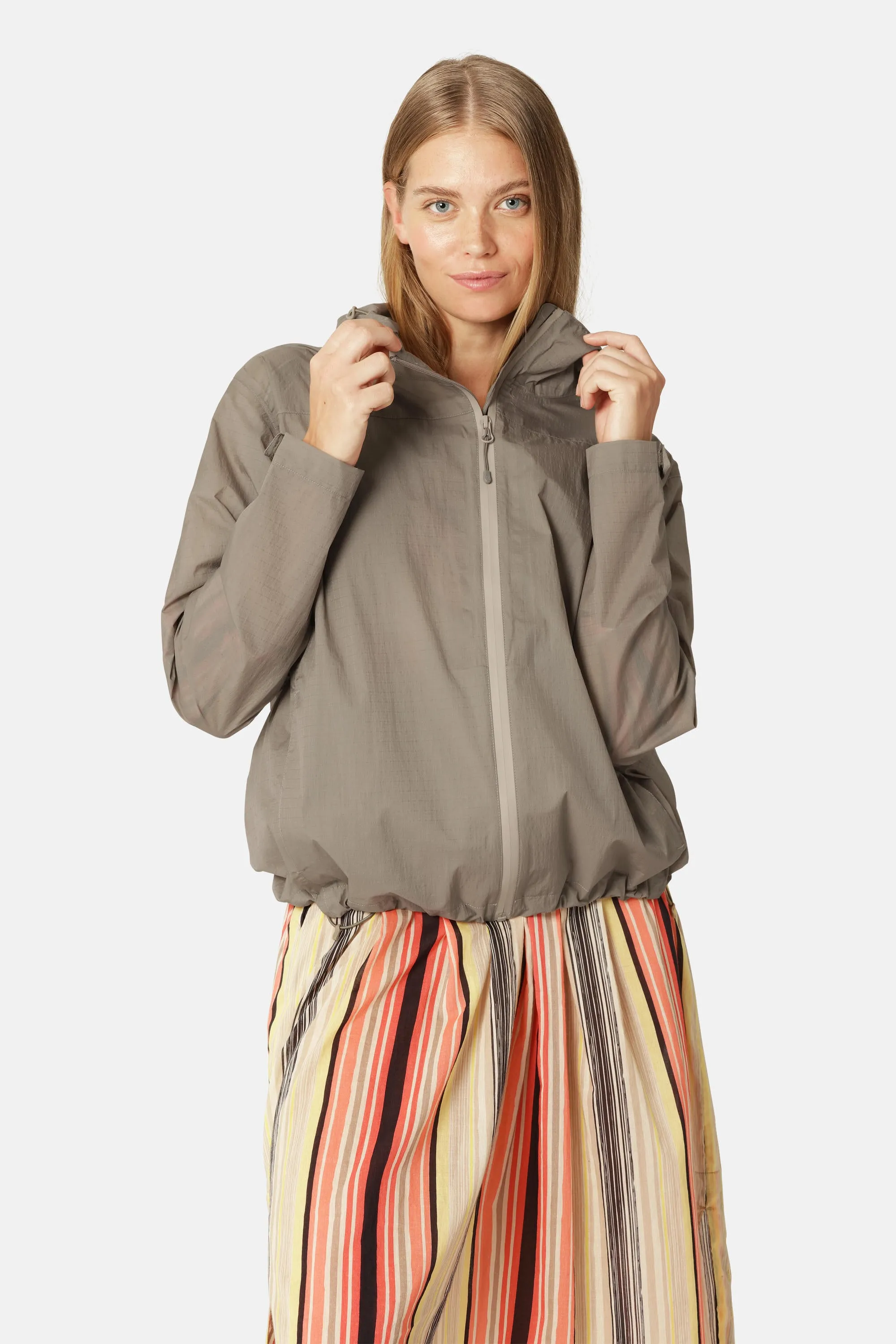 Windbreaker Rain Jacket - Greige sold by Ilse Jacobsen product image thumbnail 2