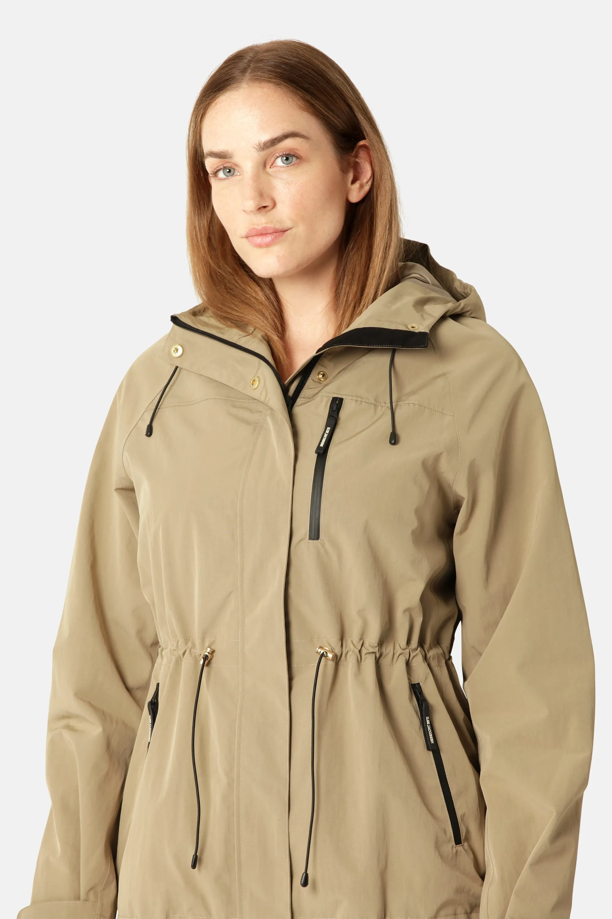 Technical Raincoat - Greige sold by Ilse Jacobsen product image thumbnail 4