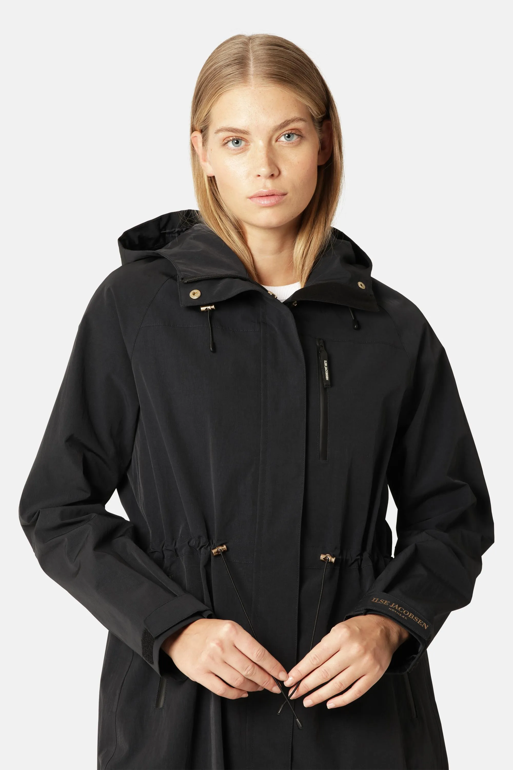 Technical Long Raincoat - Dark Indigo sold by Ilse Jacobsen product image thumbnail 5