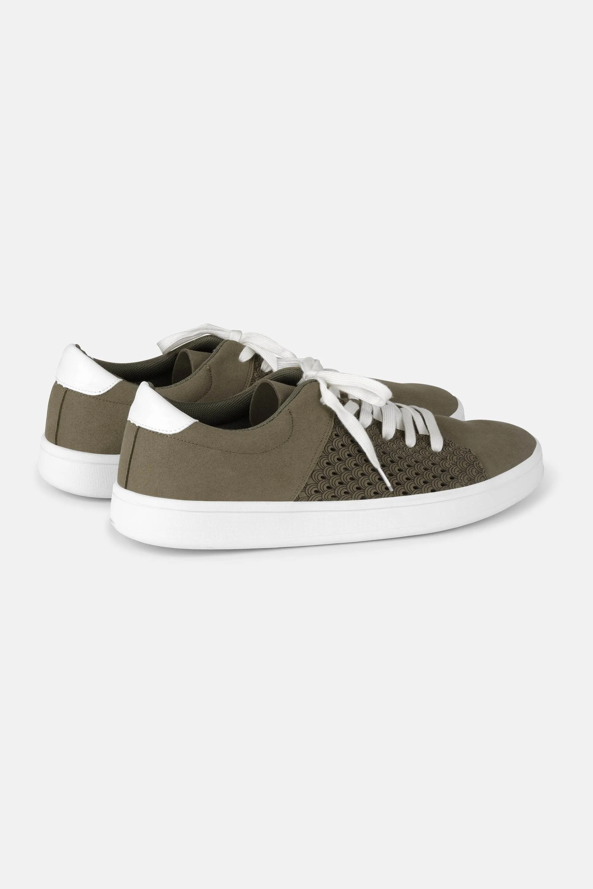 City Sneaker Men - Deep Olive White sold by Ilse Jacobsen product image thumbnail 2
