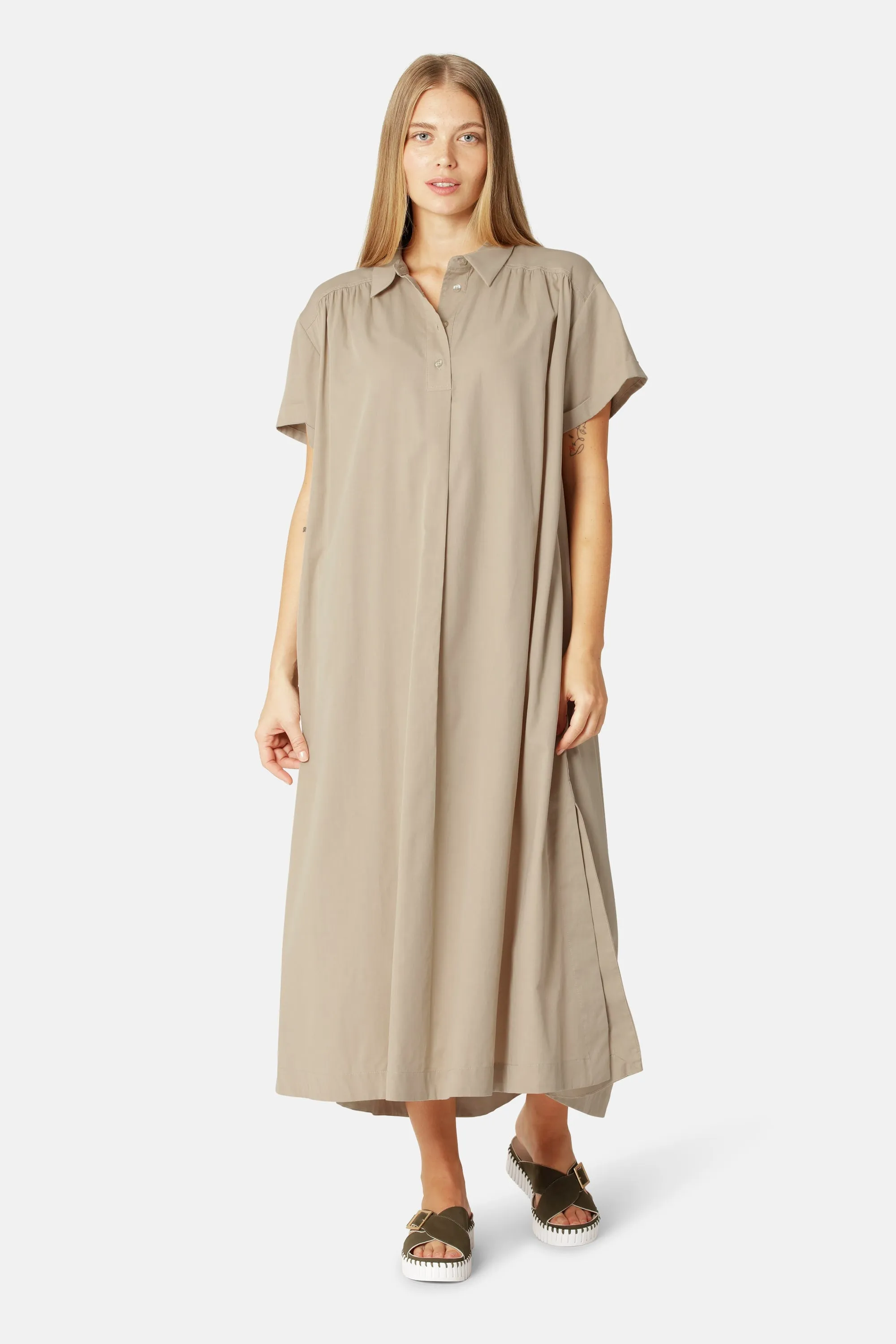 Long Dress A-line - White Pepper sold by Ilse Jacobsen