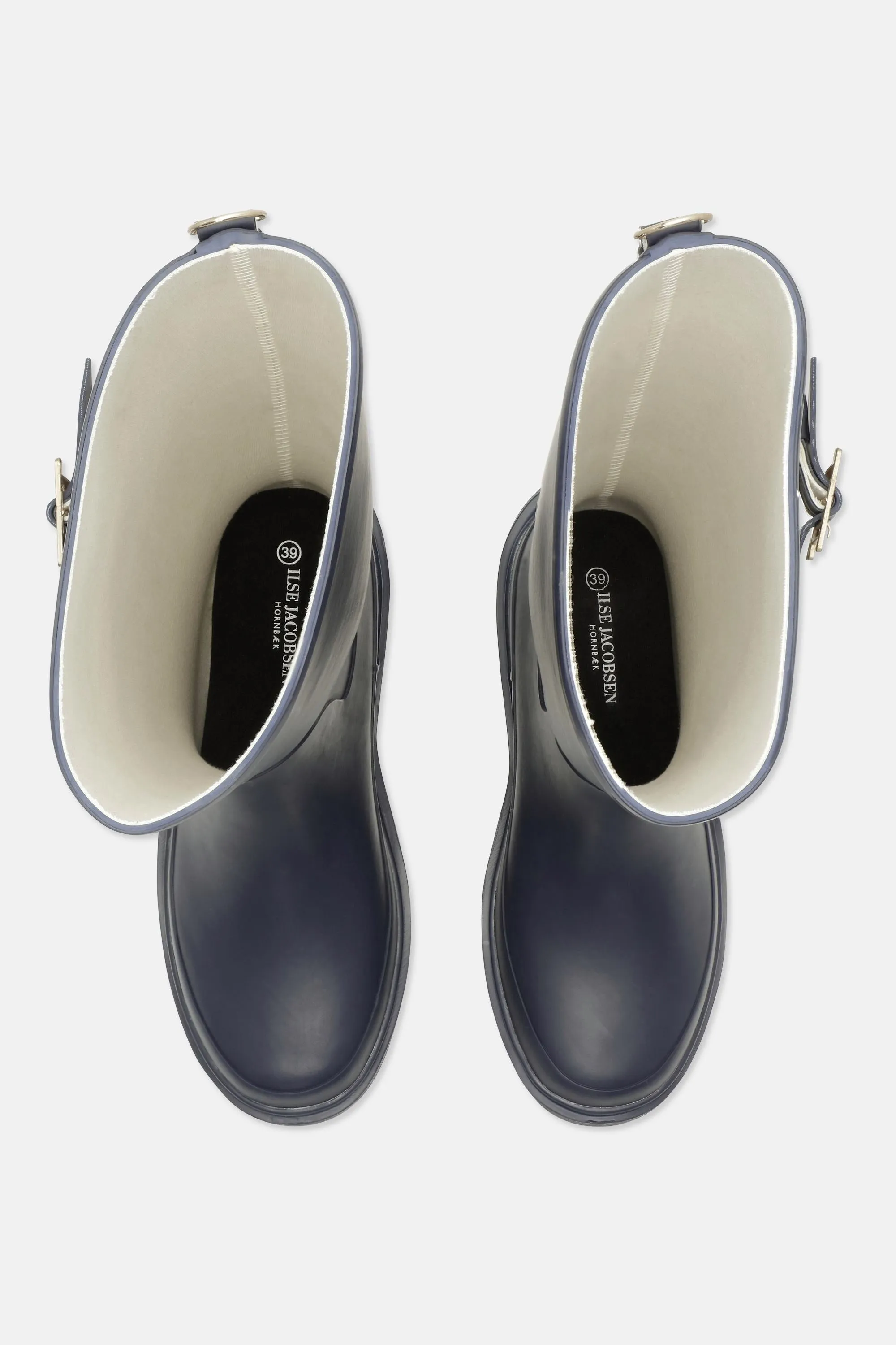 Long Rainboots - Navy Navy sold by Ilse Jacobsen product image thumbnail 3