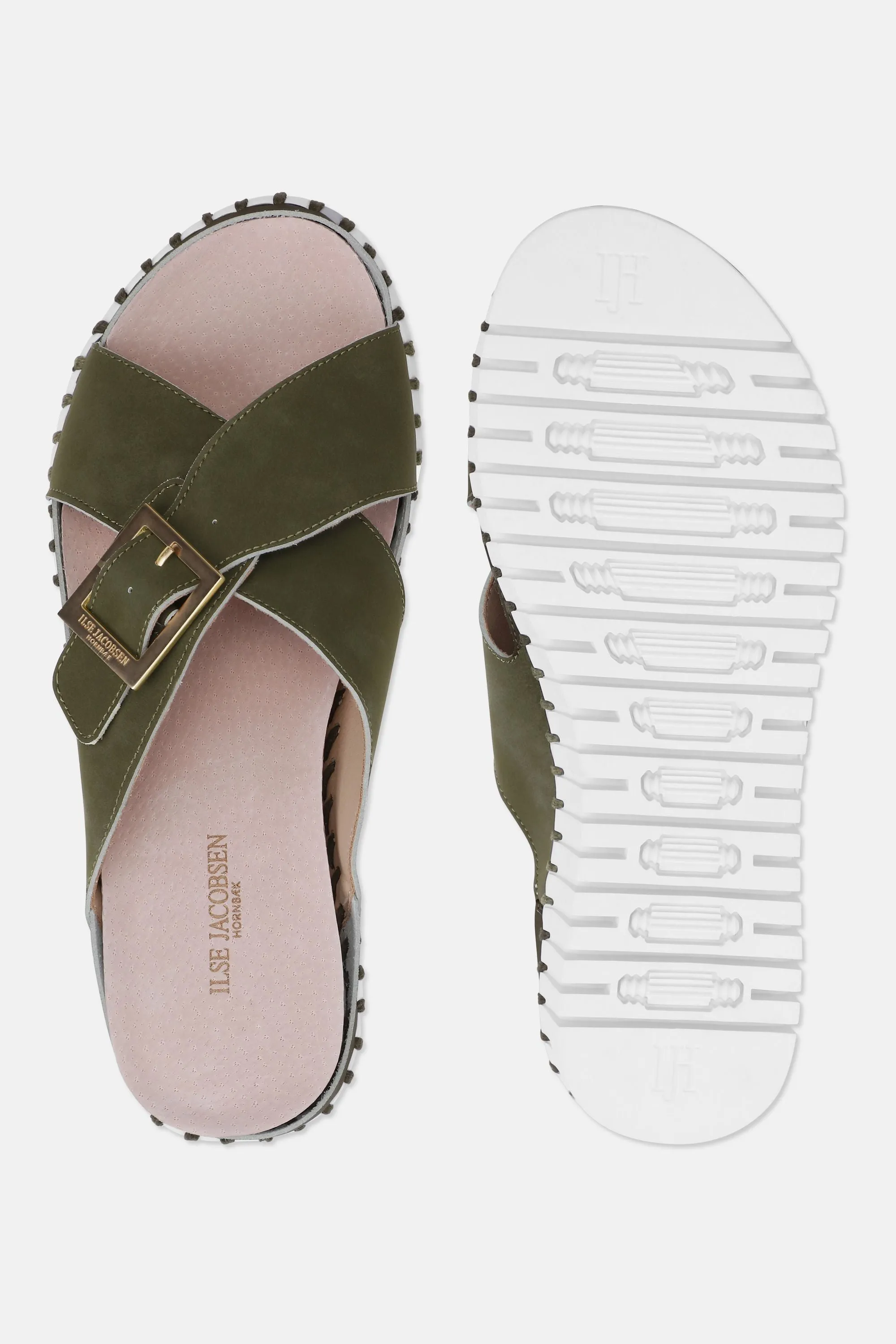 Sandals Crossover - Army White sold by Ilse Jacobsen product image thumbnail 4