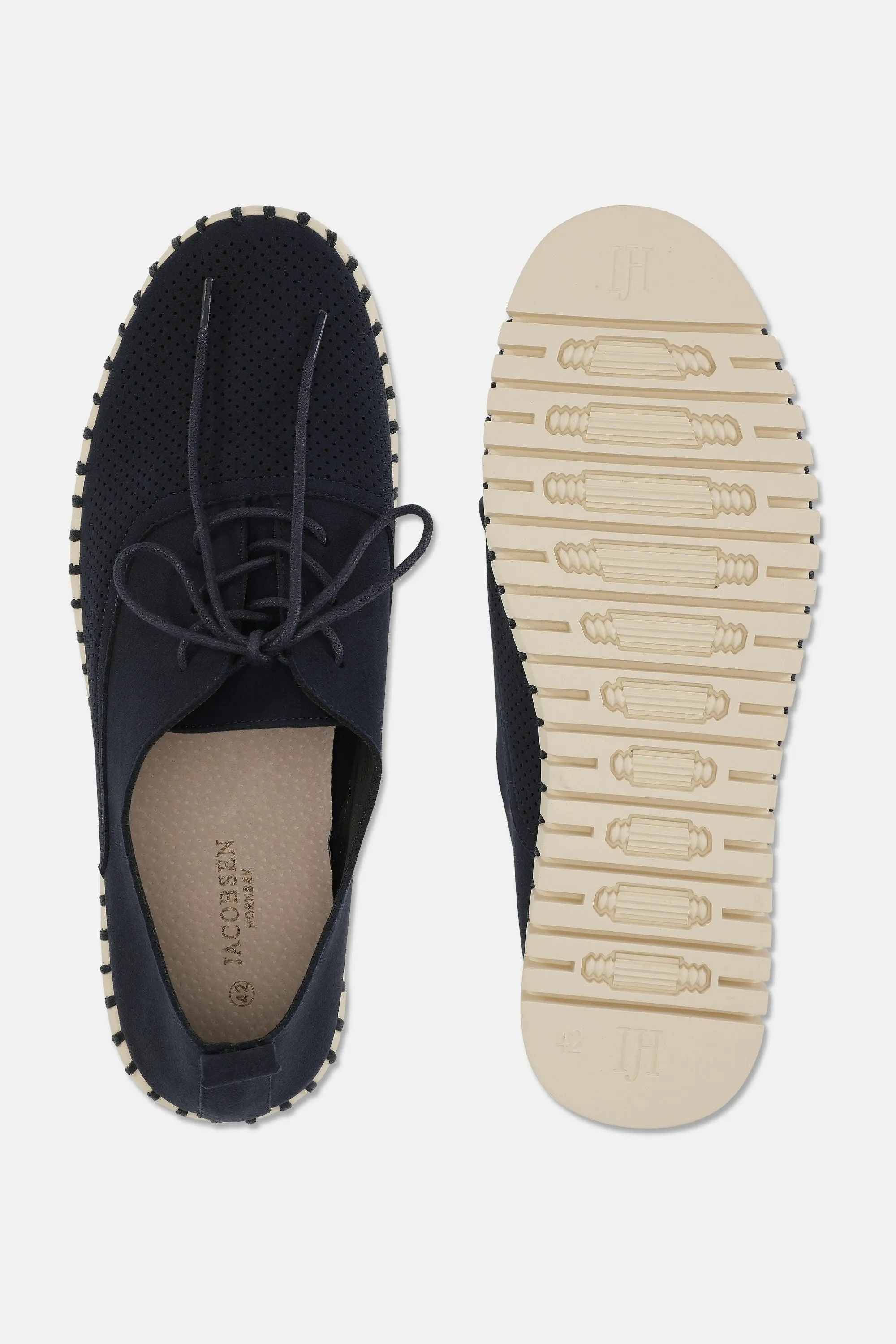 Men’s Shoes With Laces - Dark Indigo Pearled Ivory sold by Ilse Jacobsen product image thumbnail 4