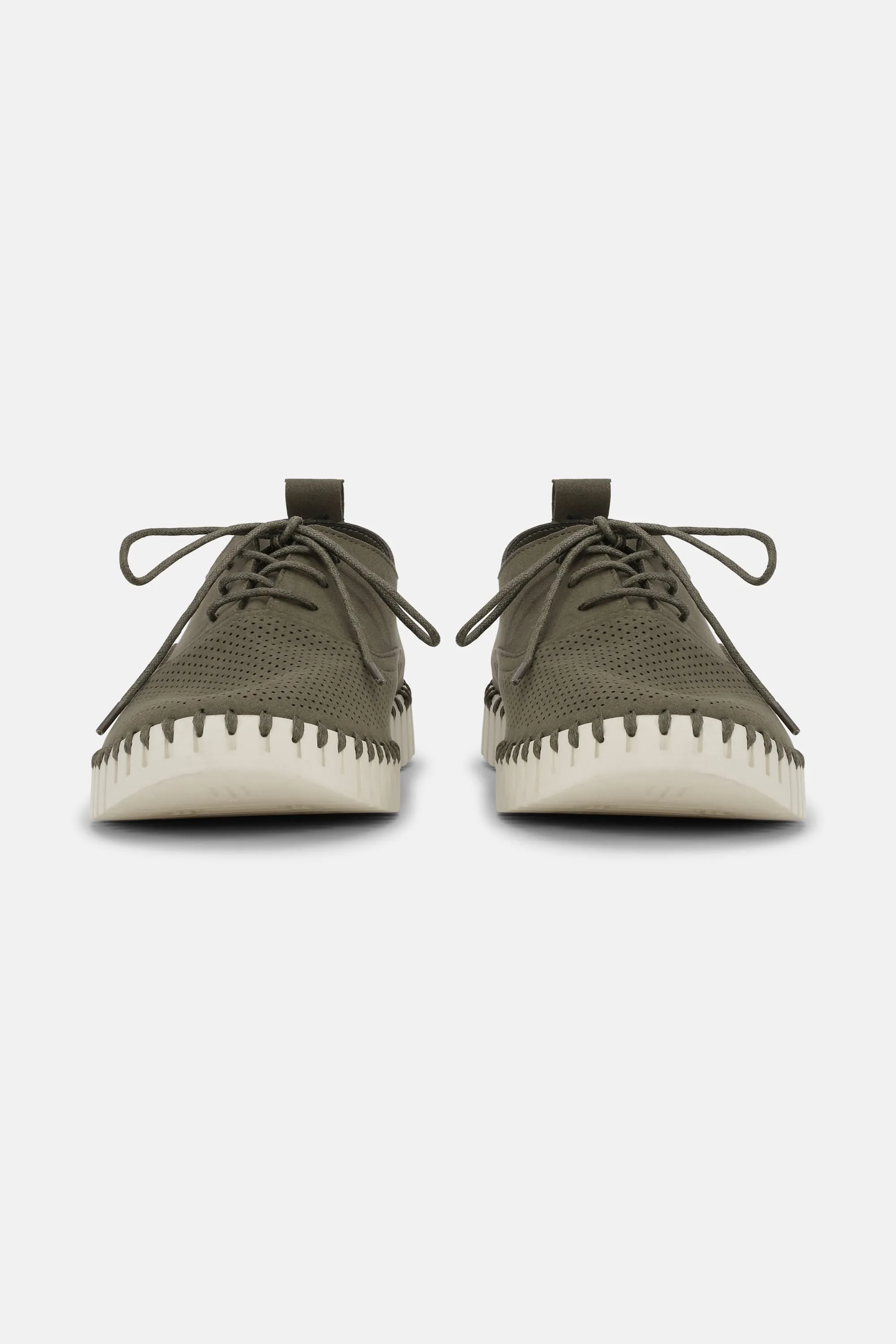 Men’s Shoes With Laces - Deep Olive Pearled Ivory sold by Ilse Jacobsen product image thumbnail 5