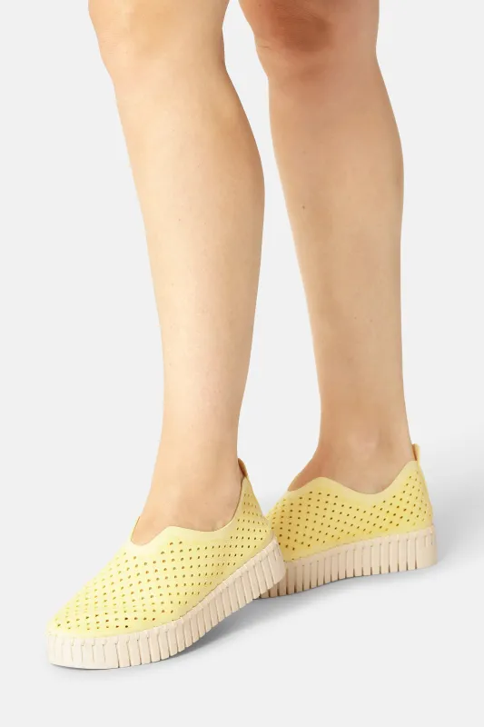 Platform Tulip Flats - Lemon Drop sold by Ilse Jacobsen