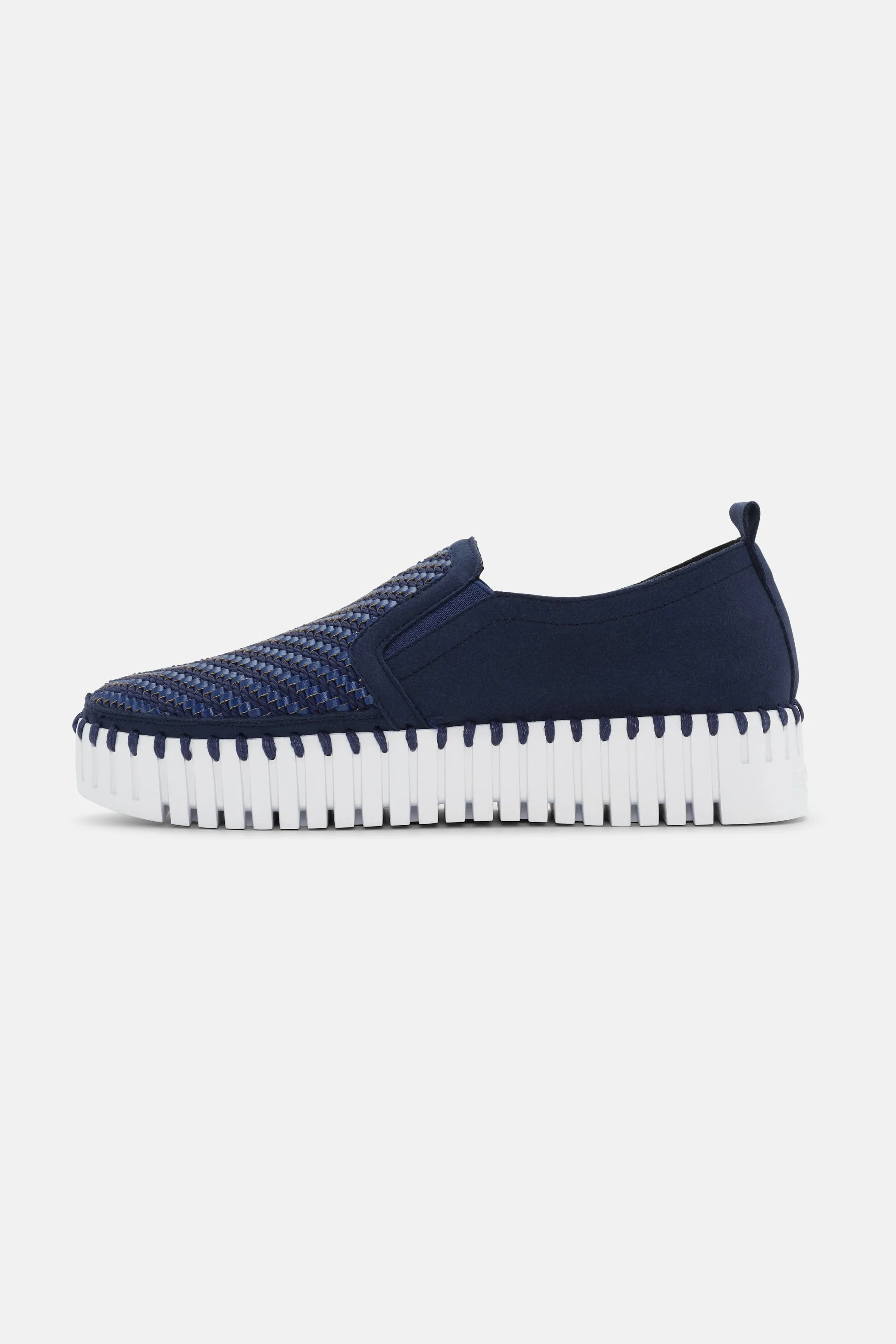 Platform Tulip Flats - Dark Indigo White sold by Ilse Jacobsen product image thumbnail 4
