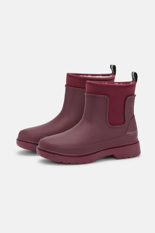 Short Rainboots Soft-Top - Maroon Banner sold by Ilse Jacobsen