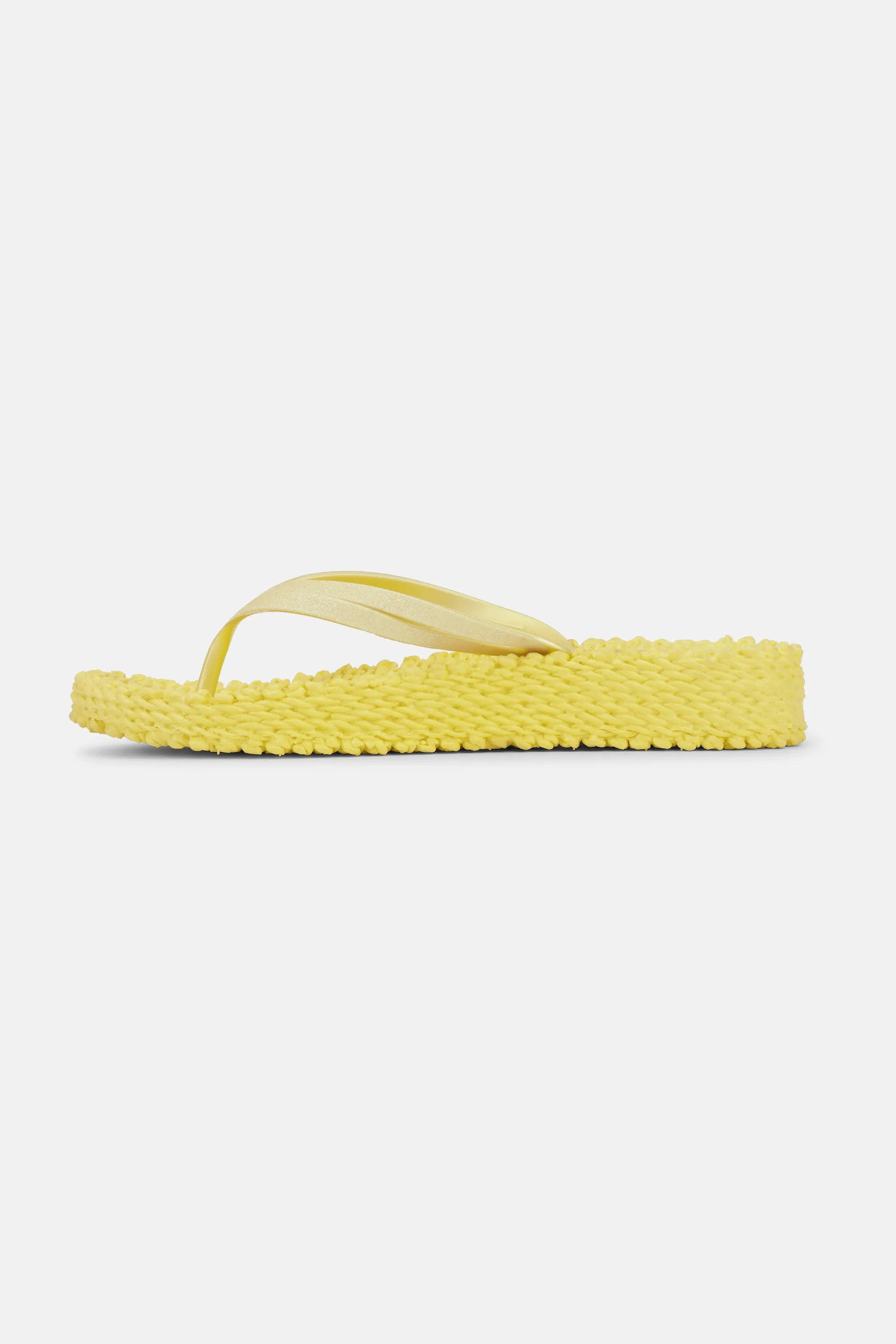Platform Flip-flops Glitter - Pale Banana sold by Ilse Jacobsen product image thumbnail 3