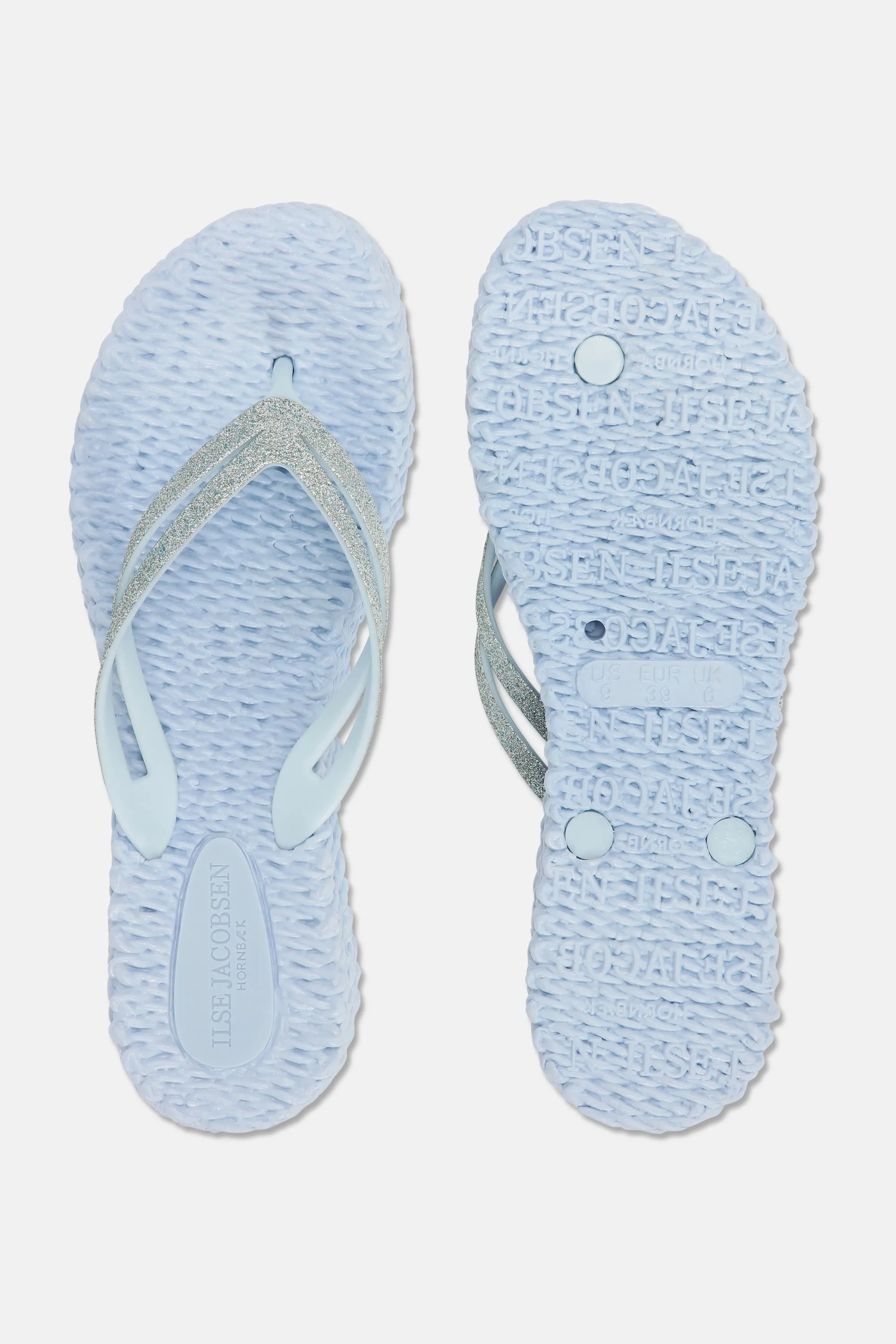 Platform Flip-flops Glitter - Blue Bell sold by Ilse Jacobsen product image thumbnail 5