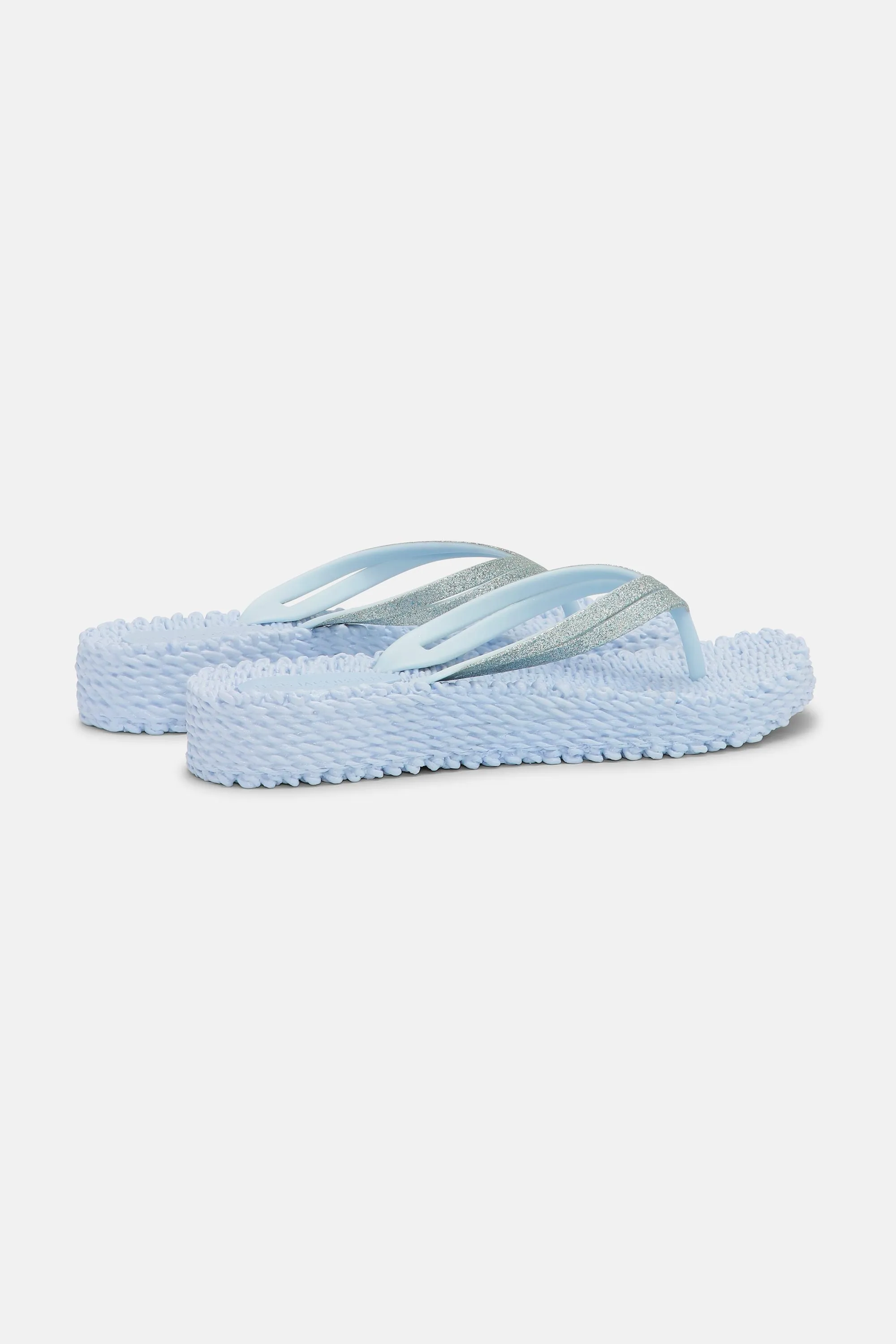 Platform Flip-flops Glitter - Blue Bell sold by Ilse Jacobsen product image thumbnail 3