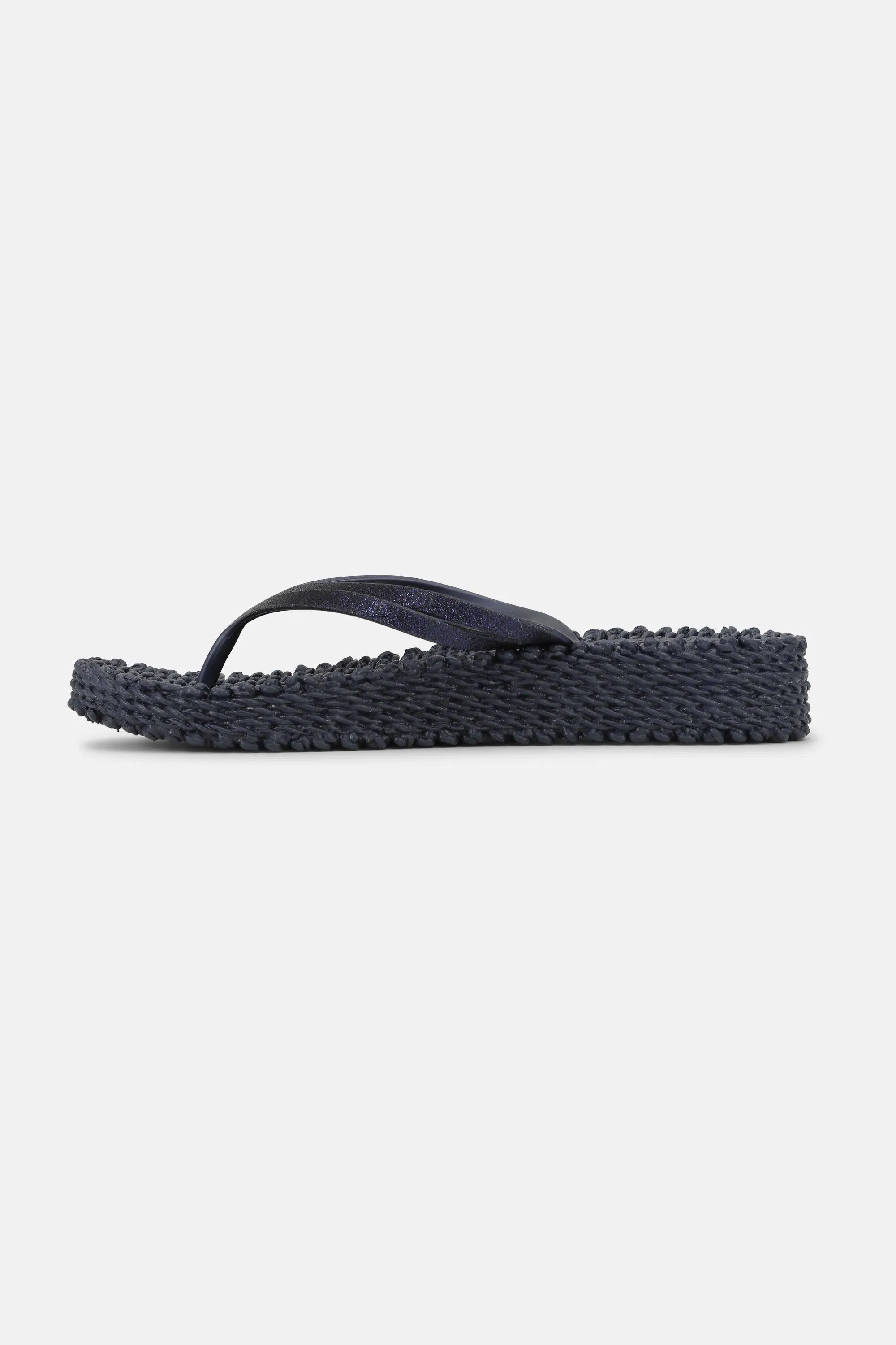 Platform Flip-flops Glitter - Indigo sold by Ilse Jacobsen product image thumbnail 3