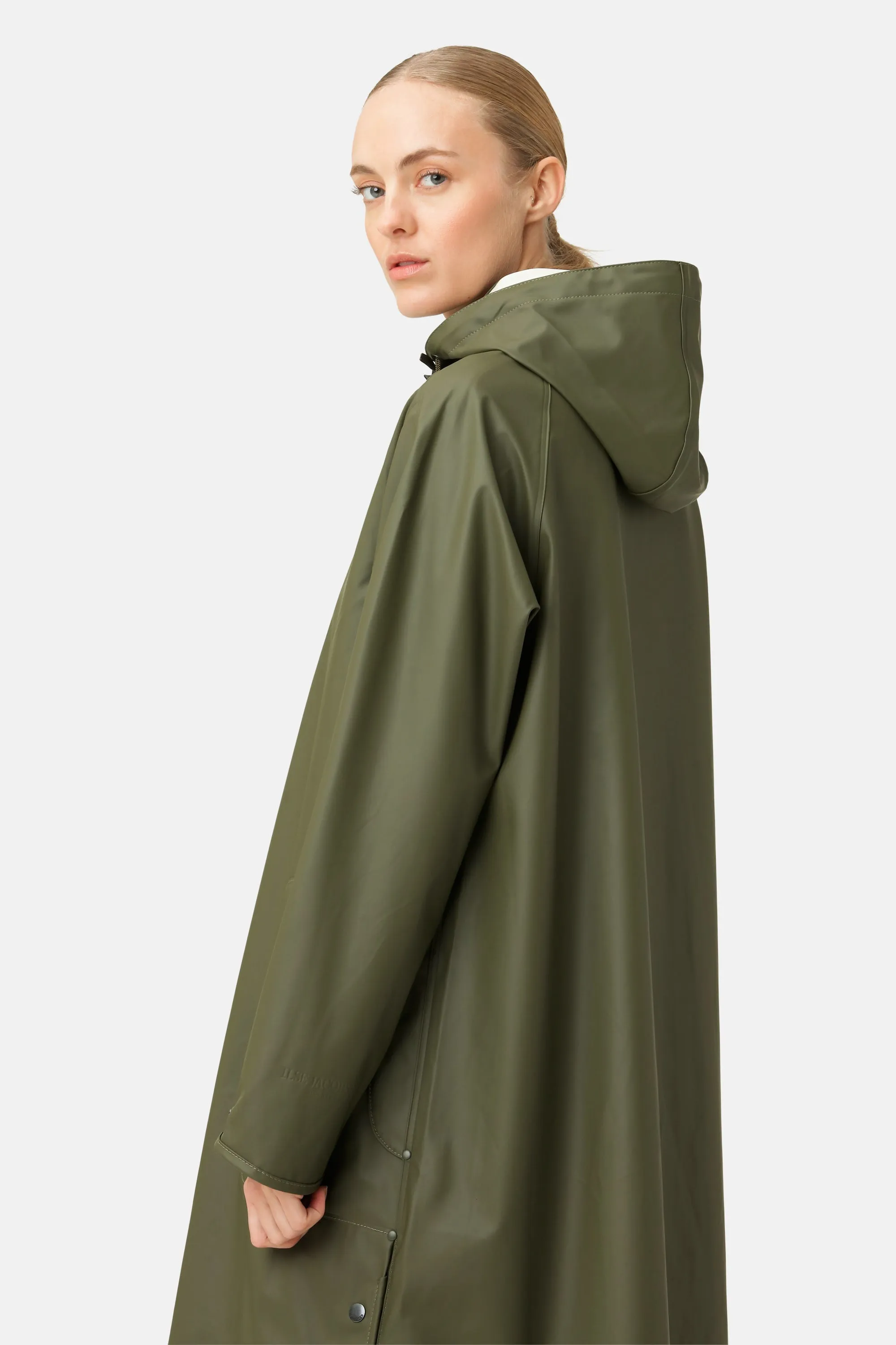 Light Raincoat - Army sold by Ilse Jacobsen product image thumbnail 3