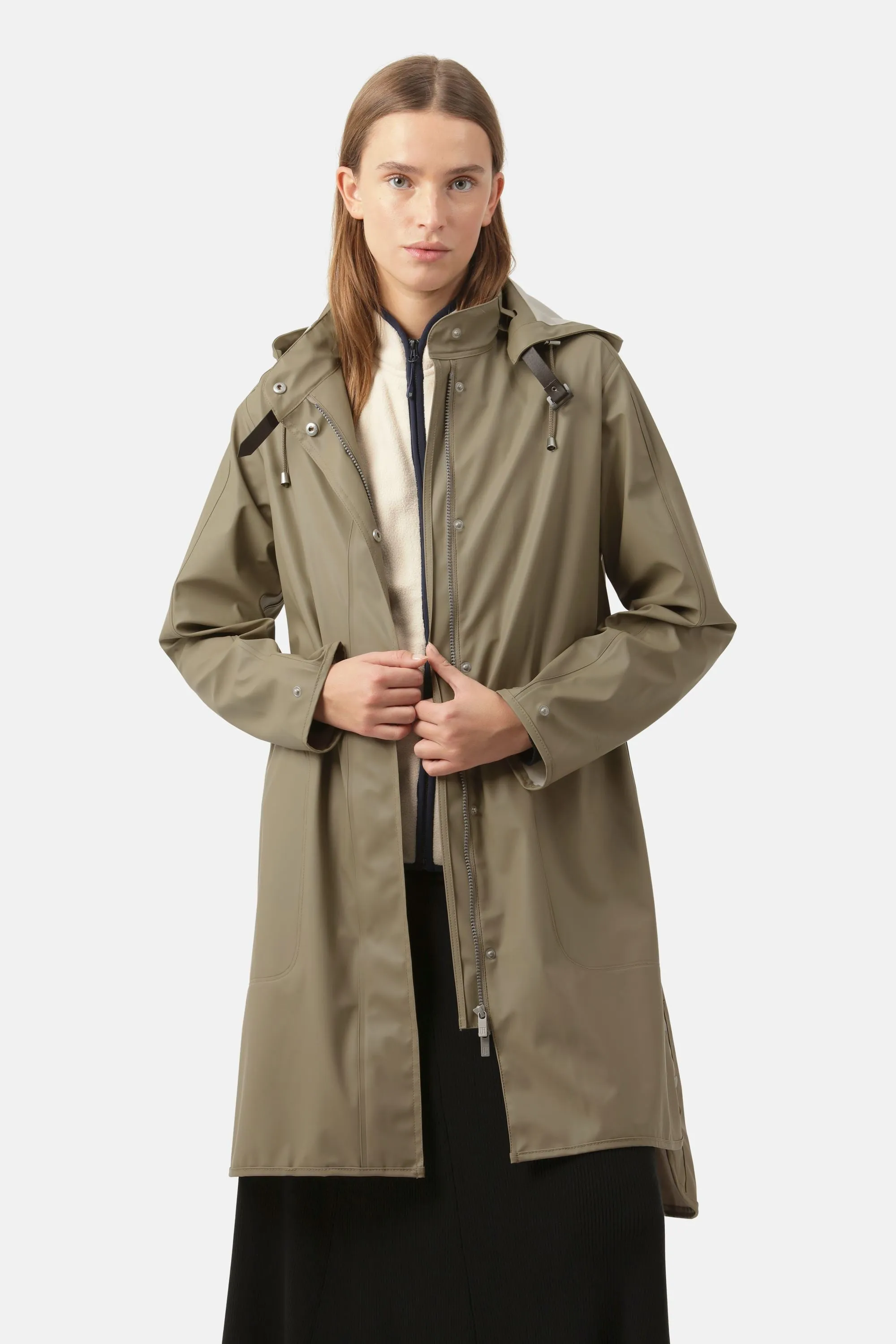 Light Raincoat - Covert Green sold by Ilse Jacobsen product image thumbnail 2