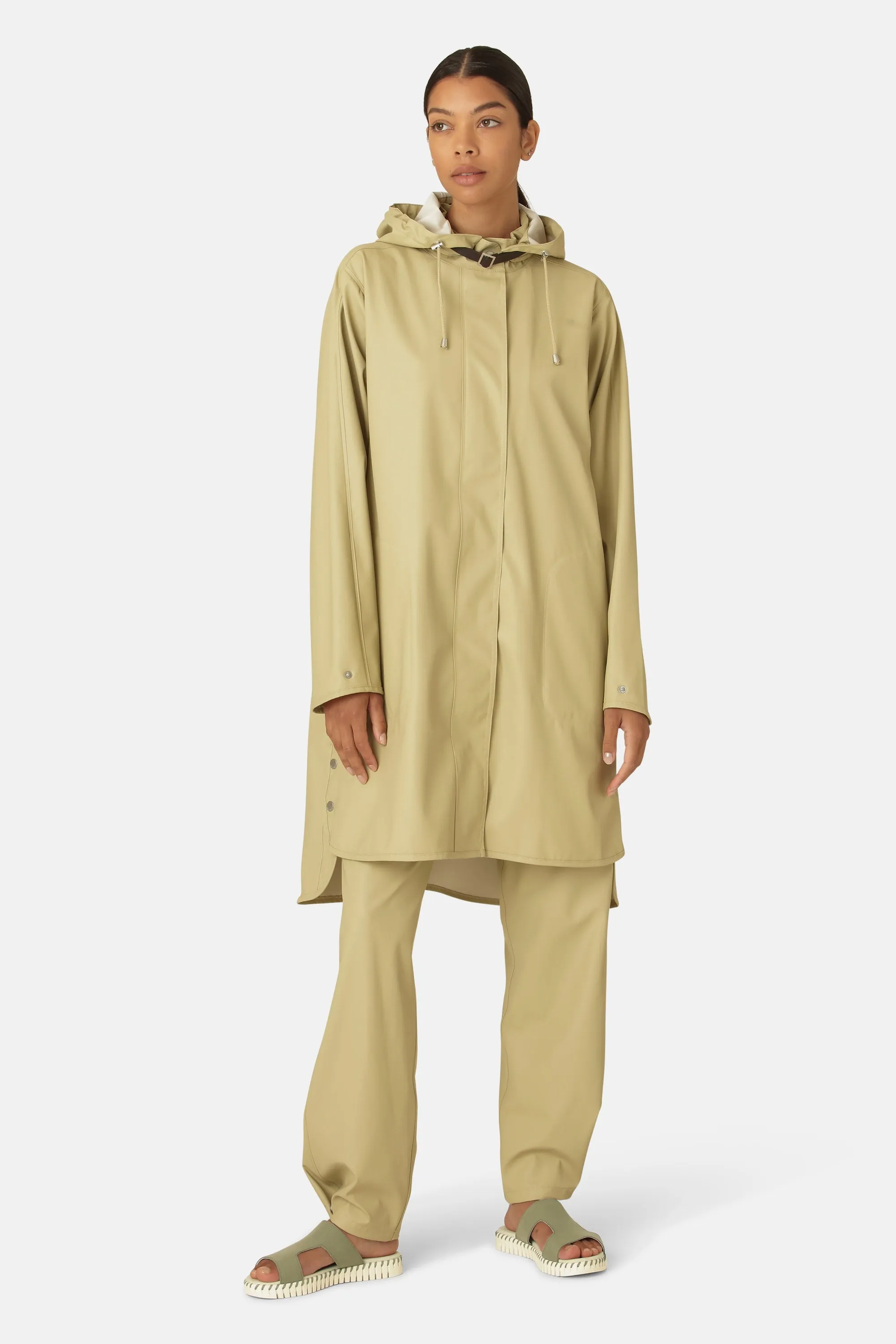 Light Raincoat - Olive Grass sold by Ilse Jacobsen