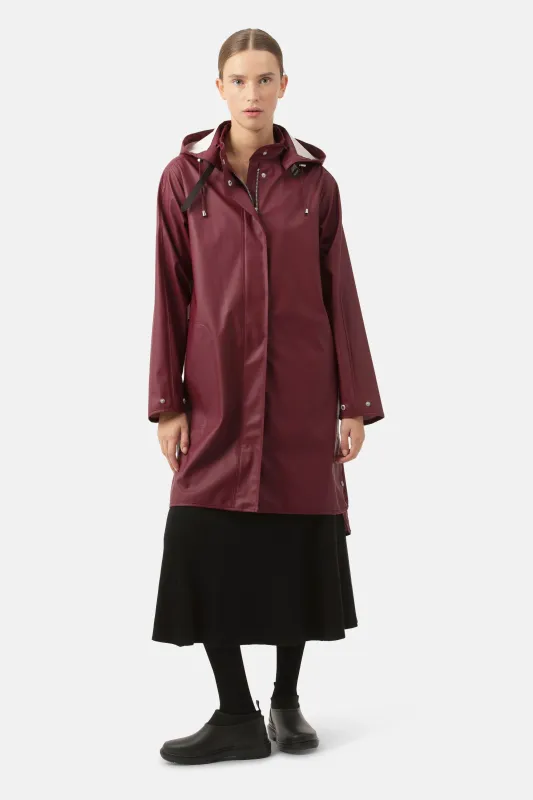 Light Raincoat - Maroon Banner sold by Ilse Jacobsen