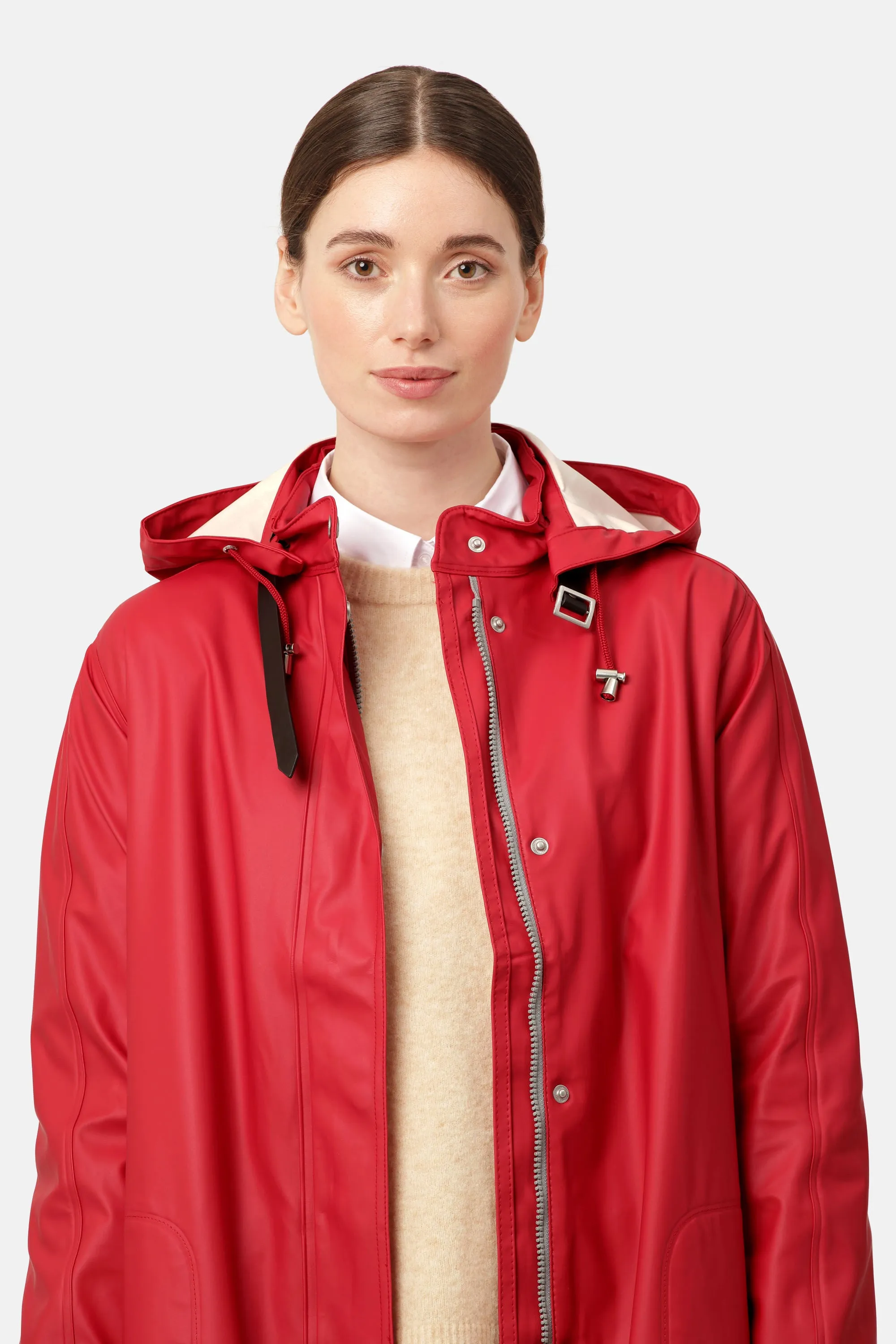 Light Raincoat - Deep Red sold by Ilse Jacobsen product image thumbnail 4