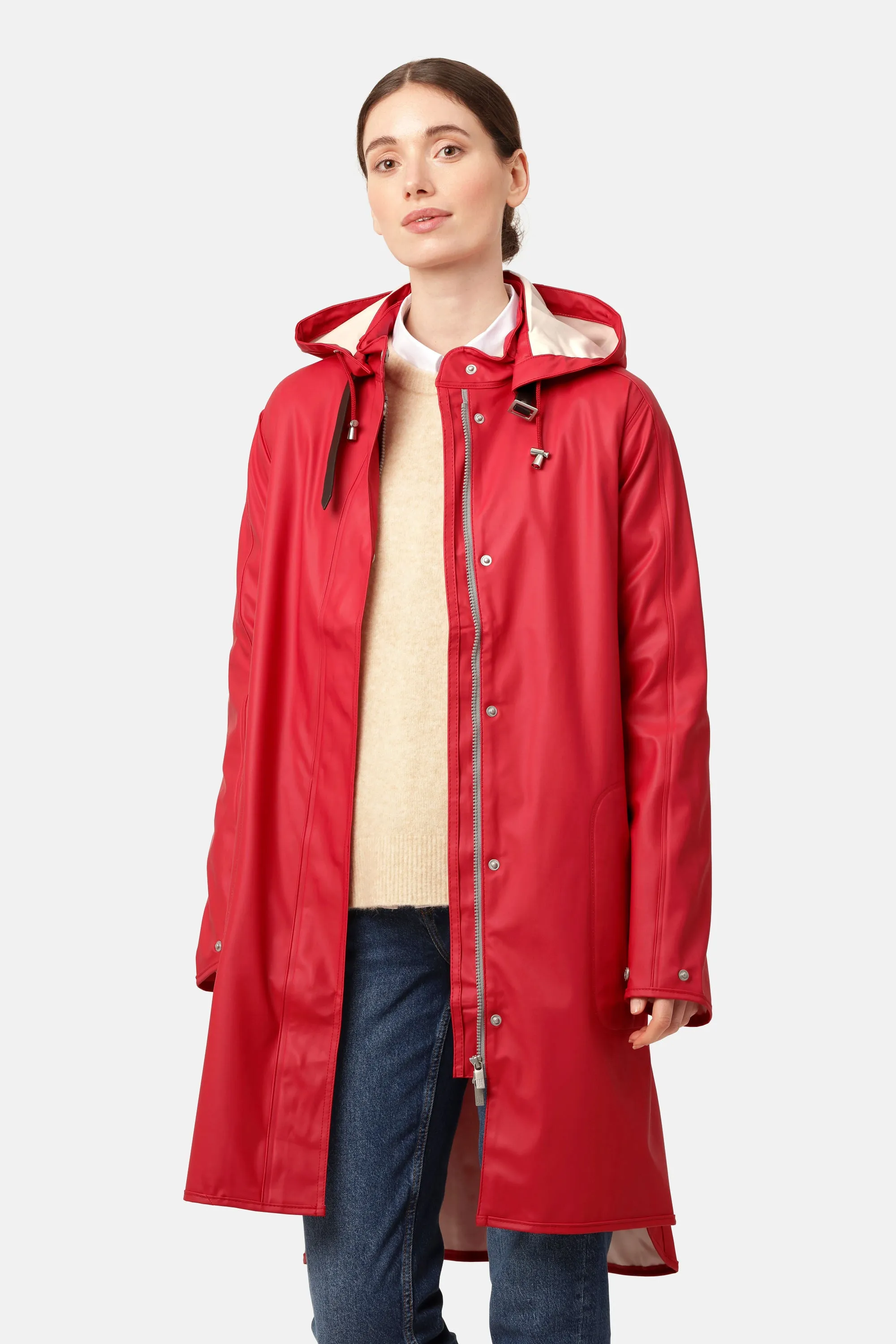 Light Raincoat - Deep Red sold by Ilse Jacobsen product image thumbnail 2