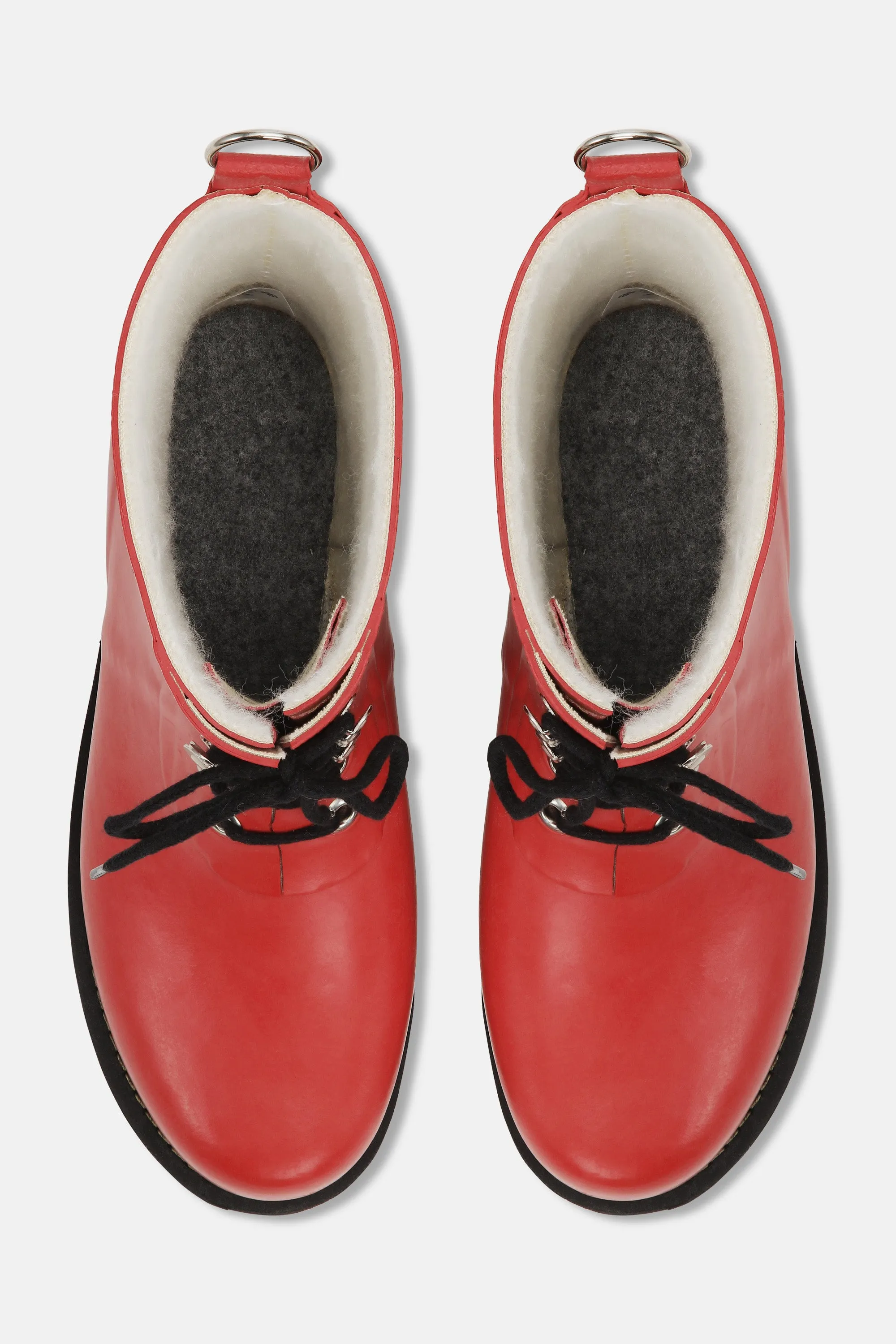 Short Rubber Boots - Deep Red sold by Ilse Jacobsen product image thumbnail 3