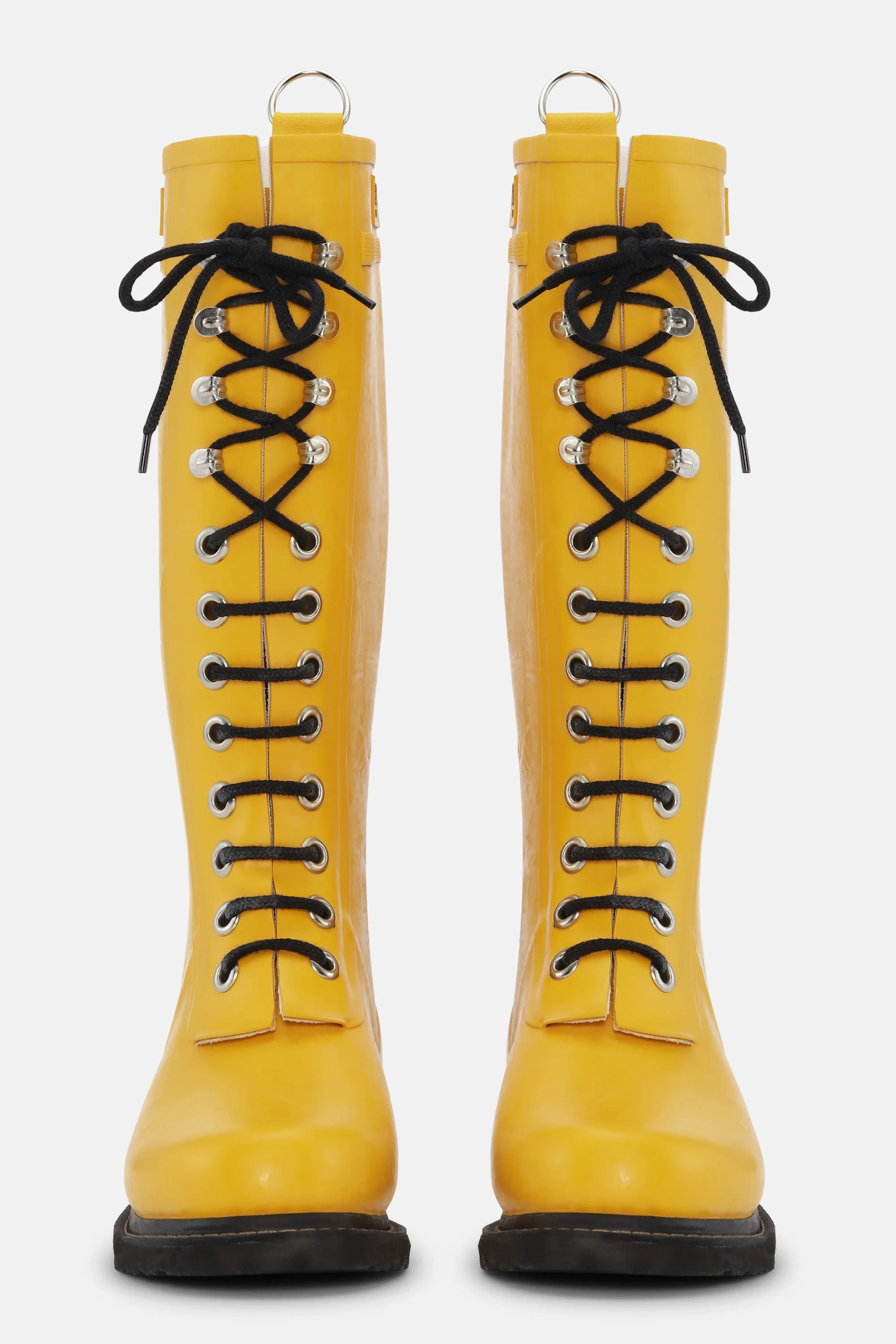 Long Rubber Boots - Cyber Yellow sold by Ilse Jacobsen product image thumbnail 5