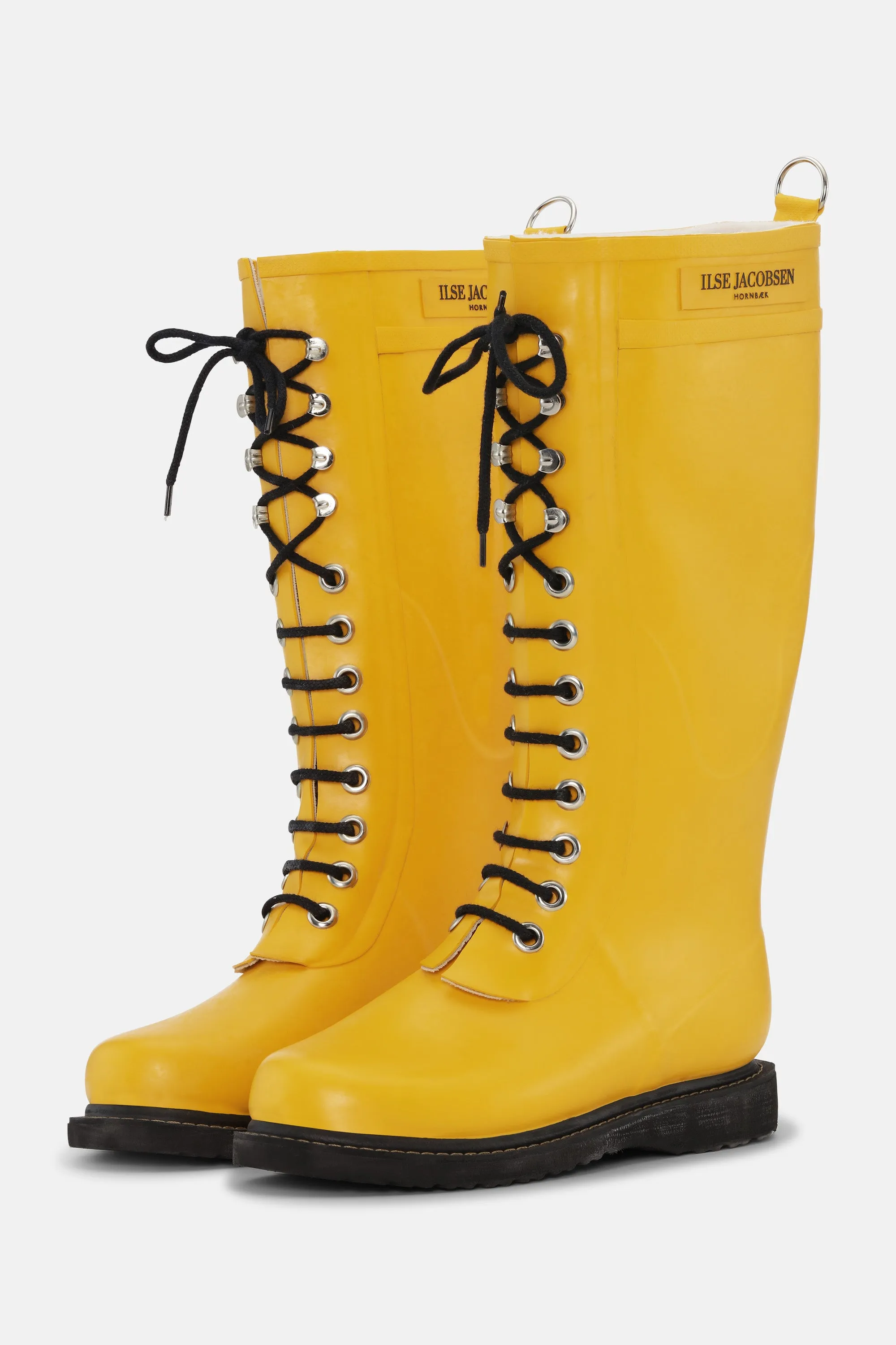 Long Rubber Boots - Cyber Yellow sold by Ilse Jacobsen