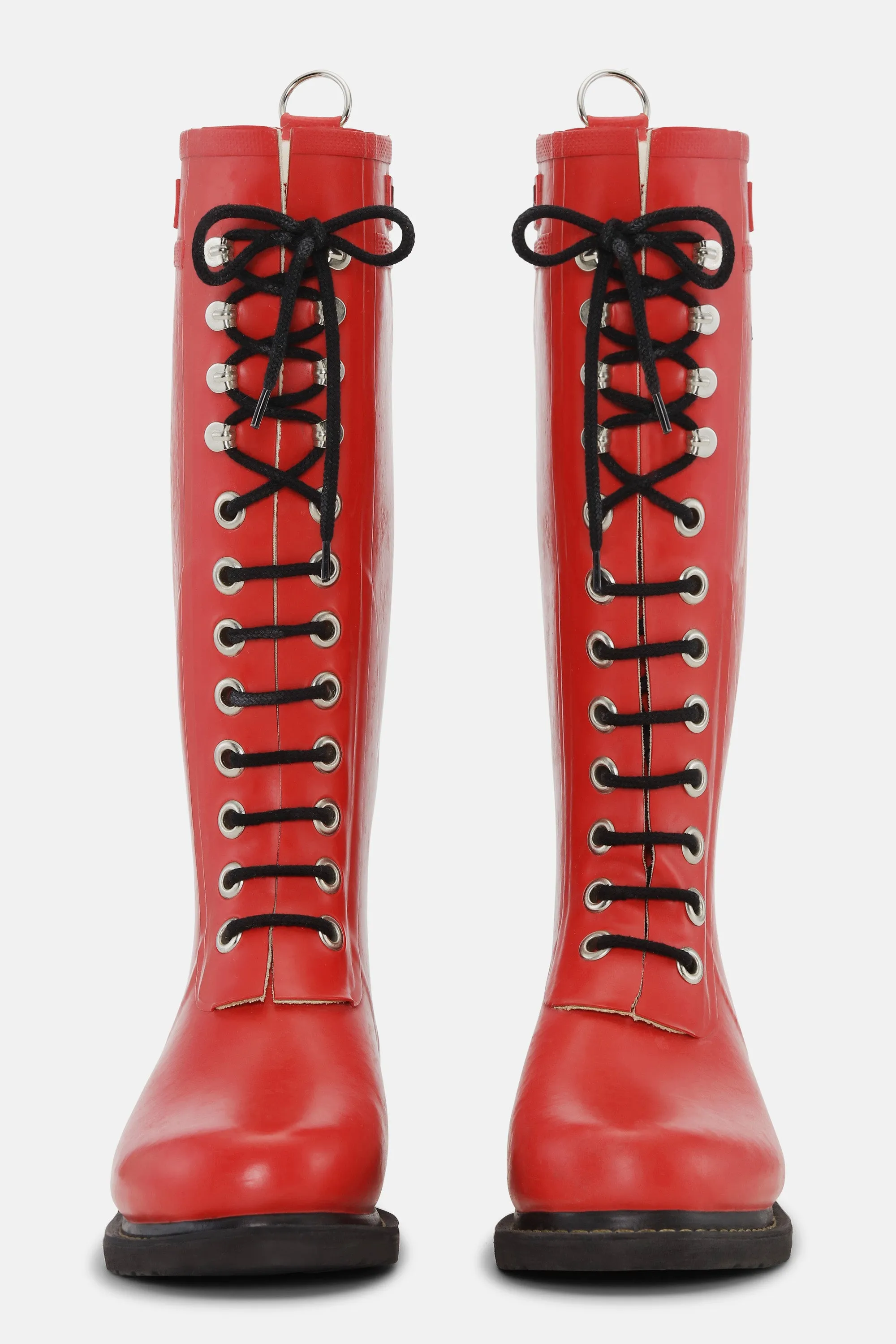 Long Rubber Boots - Deep Red sold by Ilse Jacobsen product image thumbnail 5