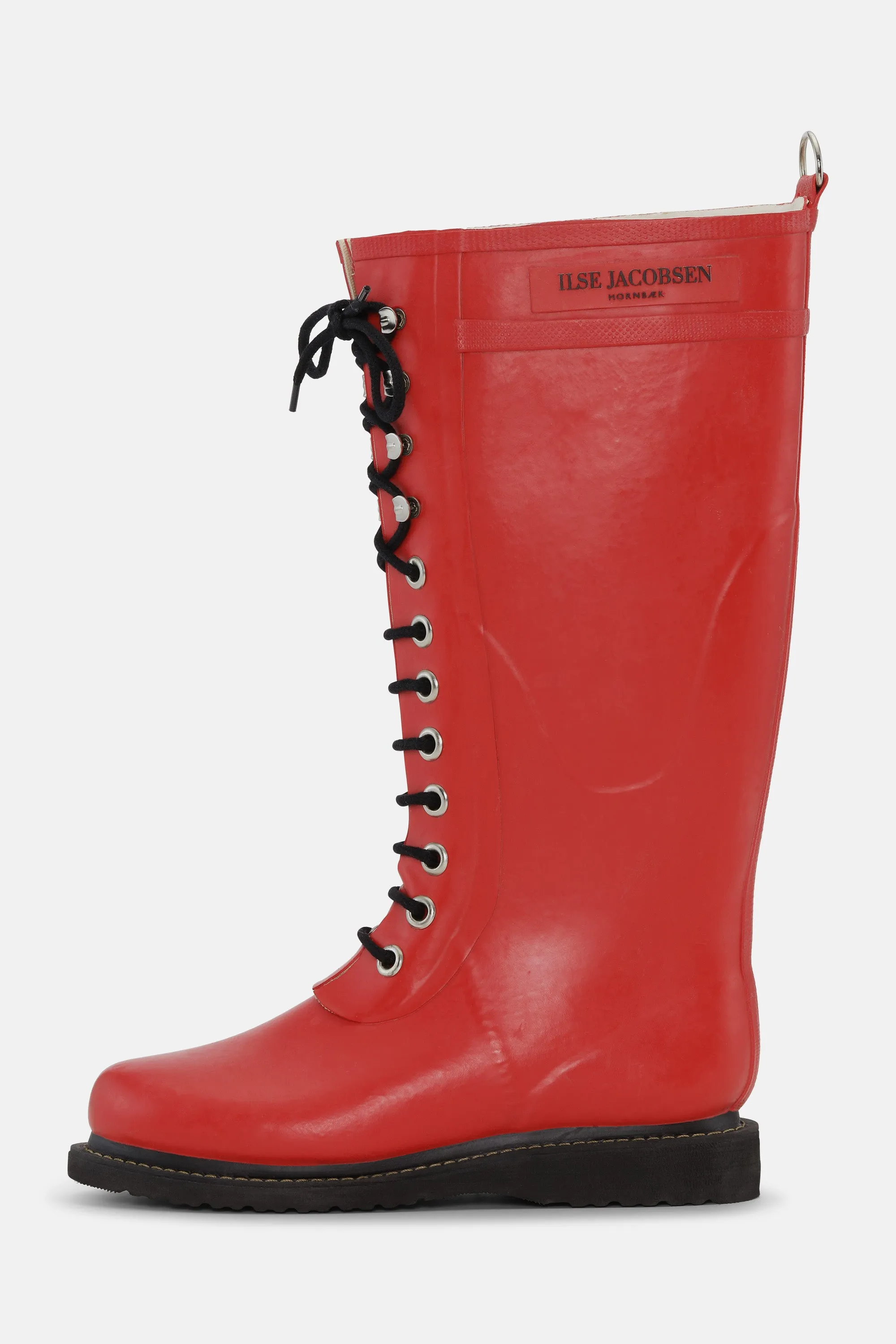 Long Rubber Boots - Deep Red sold by Ilse Jacobsen product image thumbnail 2