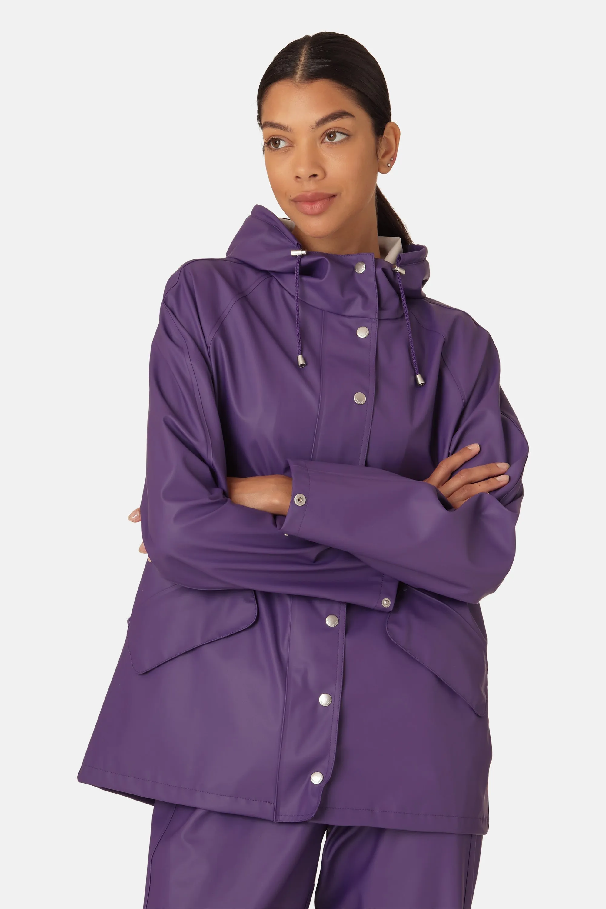 Rain Jacket - Purple Rain sold by Ilse Jacobsen product image thumbnail 2