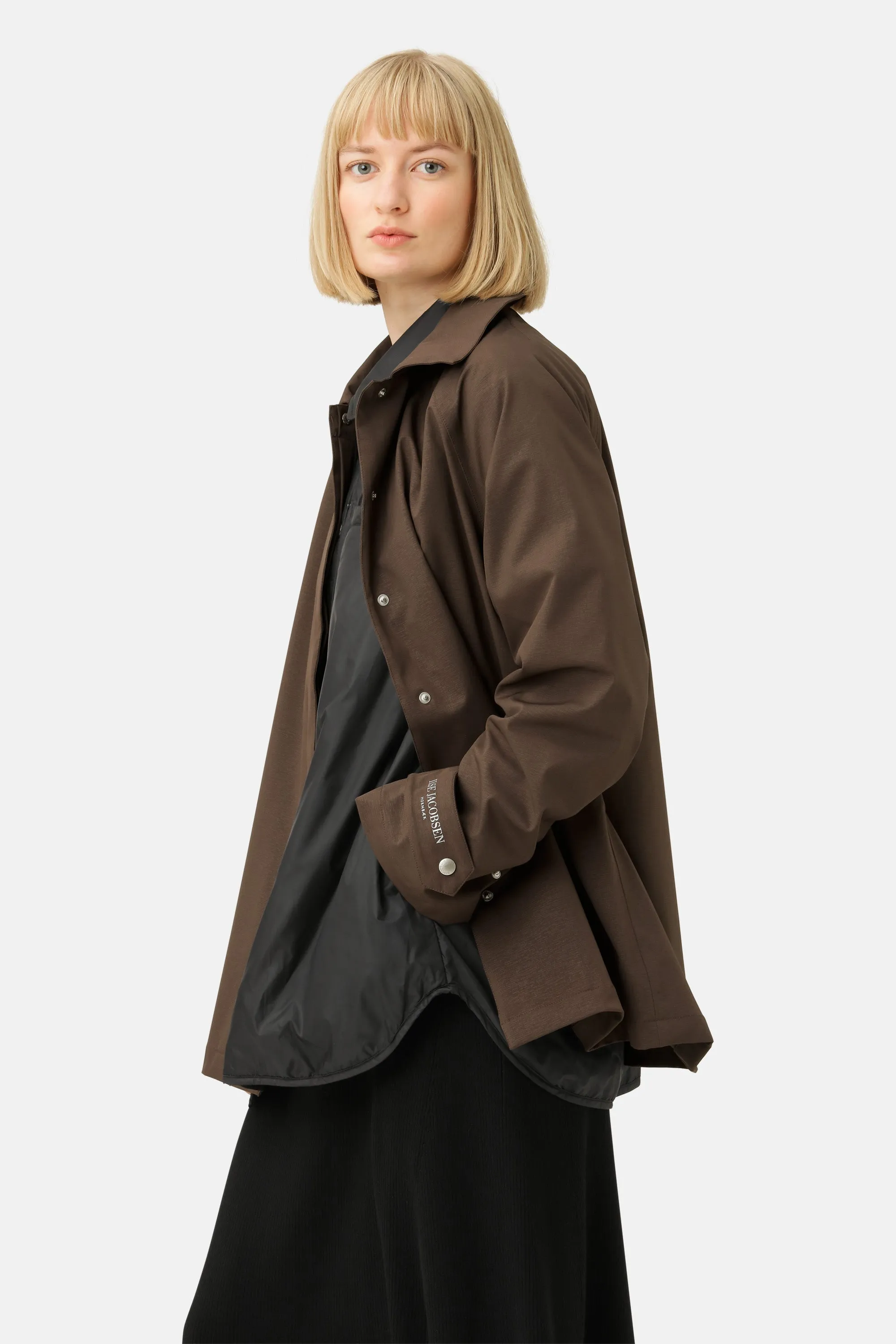 Rain jacket - Chocolate Brown sold by Ilse Jacobsen product image thumbnail 3