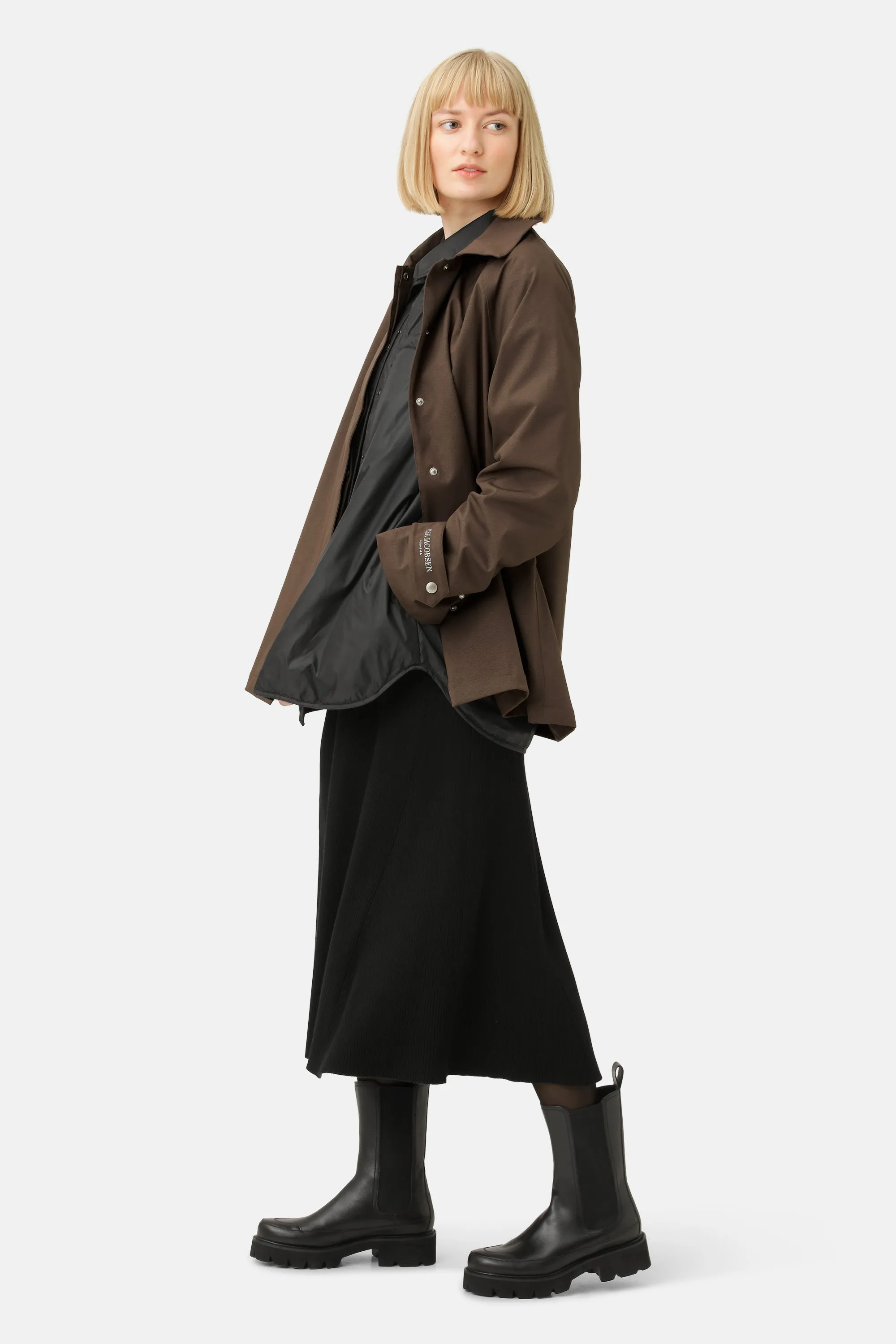 Rain jacket - Chocolate Brown sold by Ilse Jacobsen product image thumbnail 2