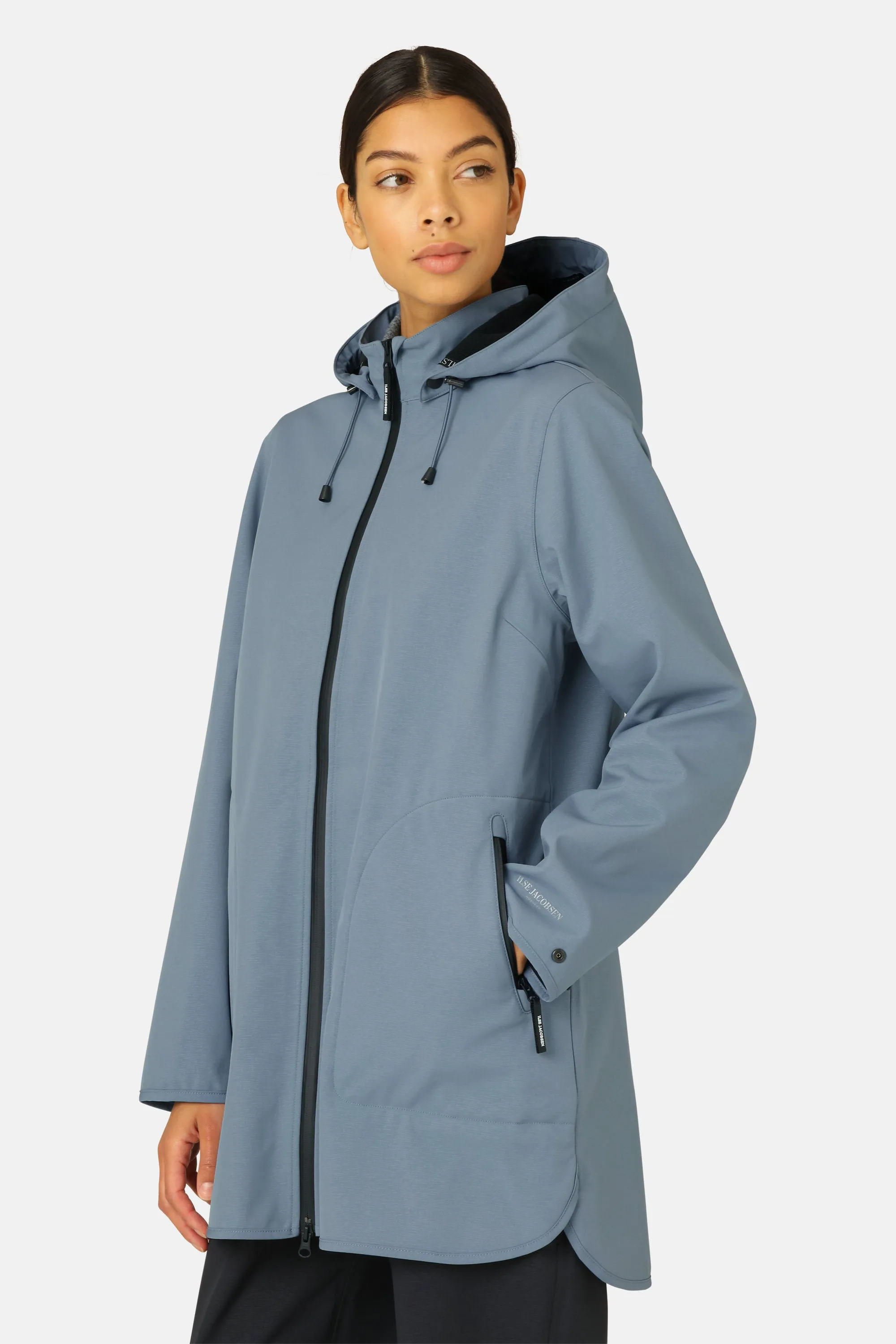 Softshell Raincoat A-line - Winter Ocean sold by Ilse Jacobsen product image thumbnail 2