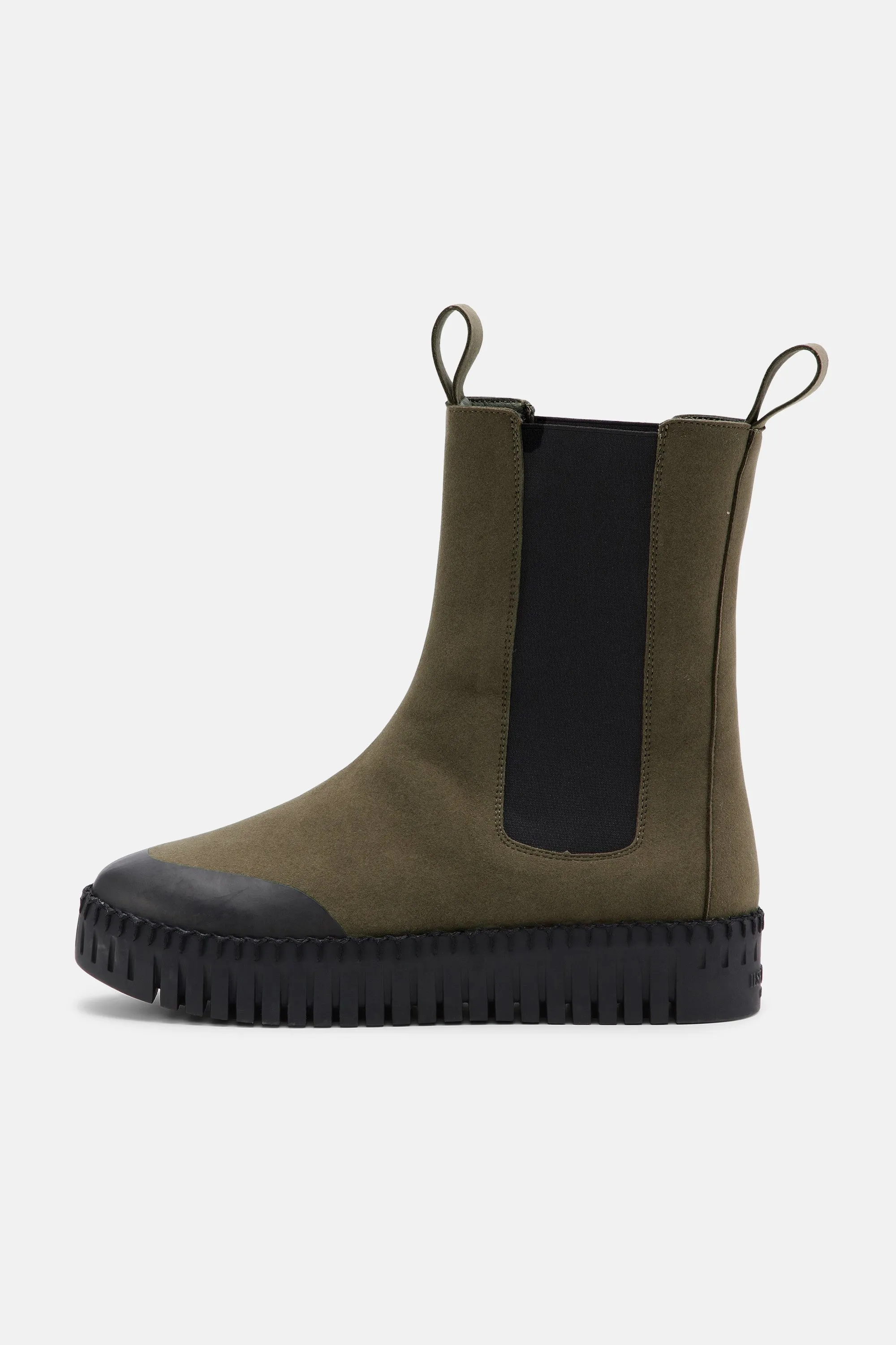 Long Chelsea Boots - Deep Olive Black sold by Ilse Jacobsen product image thumbnail 2