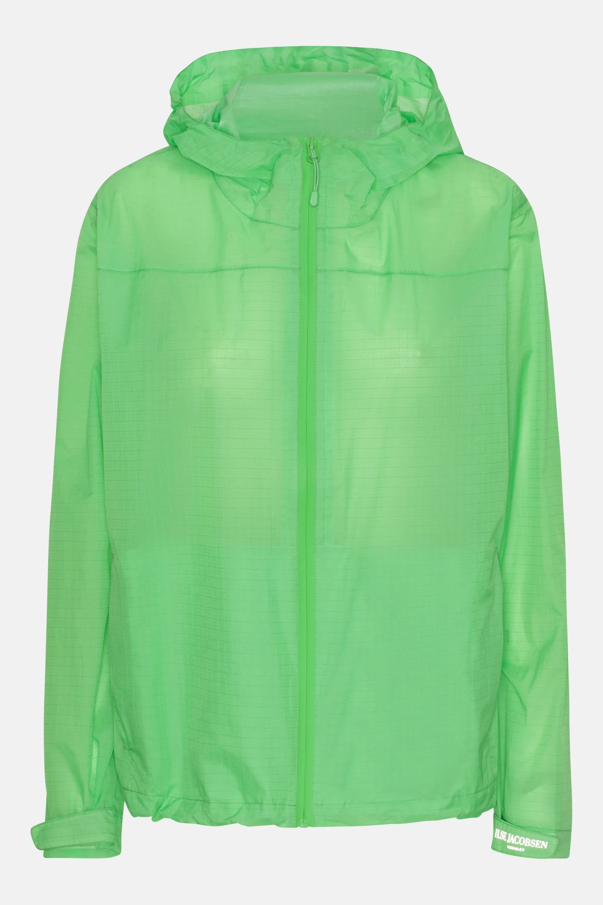 Windbreaker Rain Jacket - Bright Green sold by Ilse Jacobsen product image thumbnail 5