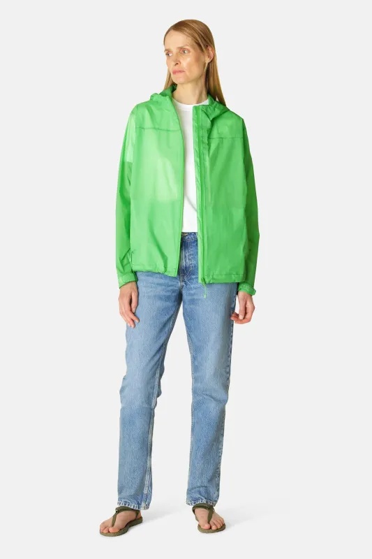 Windbreaker Rain Jacket - Bright Green sold by Ilse Jacobsen