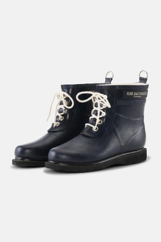 Short Rubber Boots - Dark Indigo sold by Ilse Jacobsen