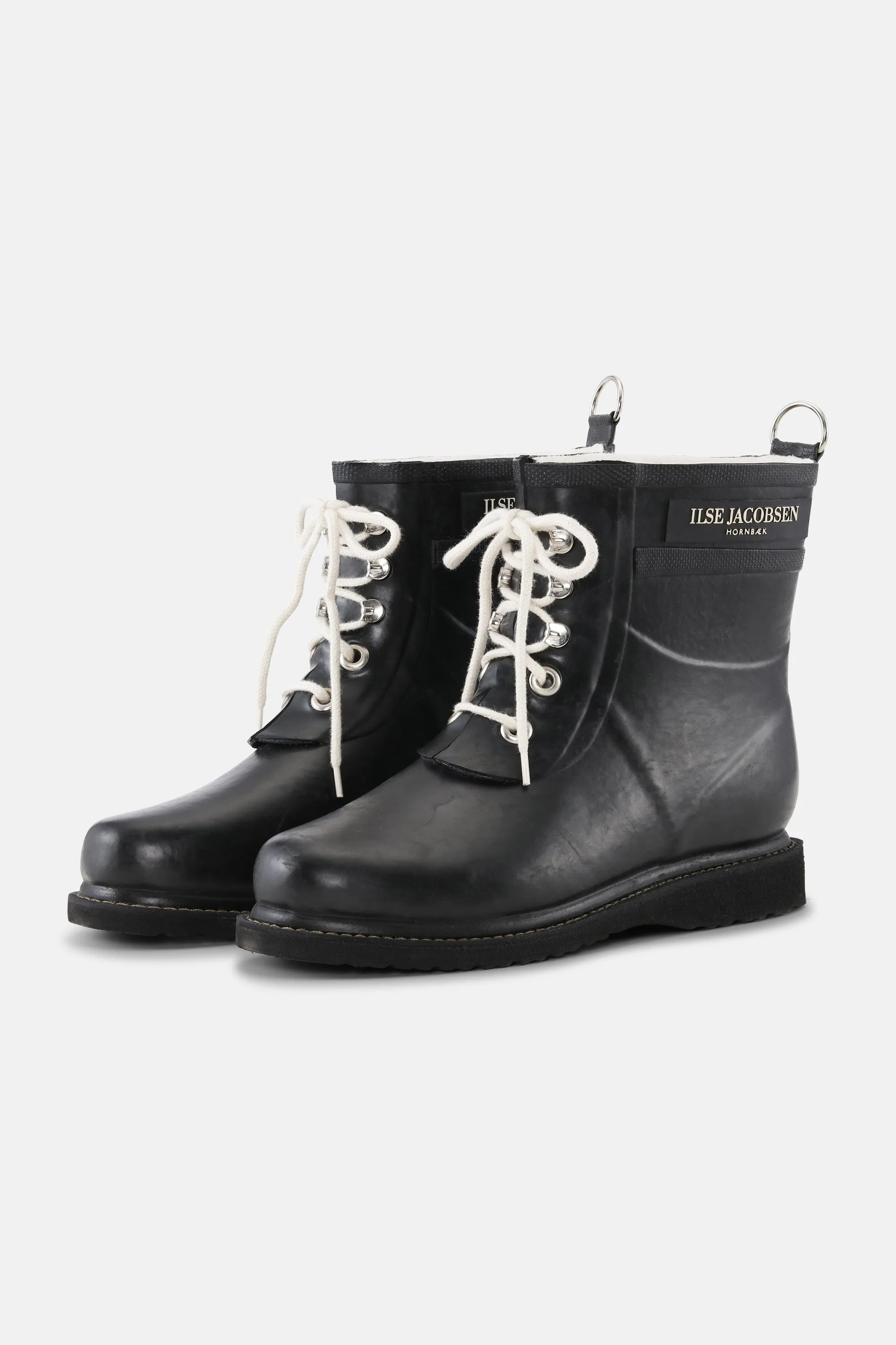 Short Rubber Boots - Black sold by Ilse Jacobsen