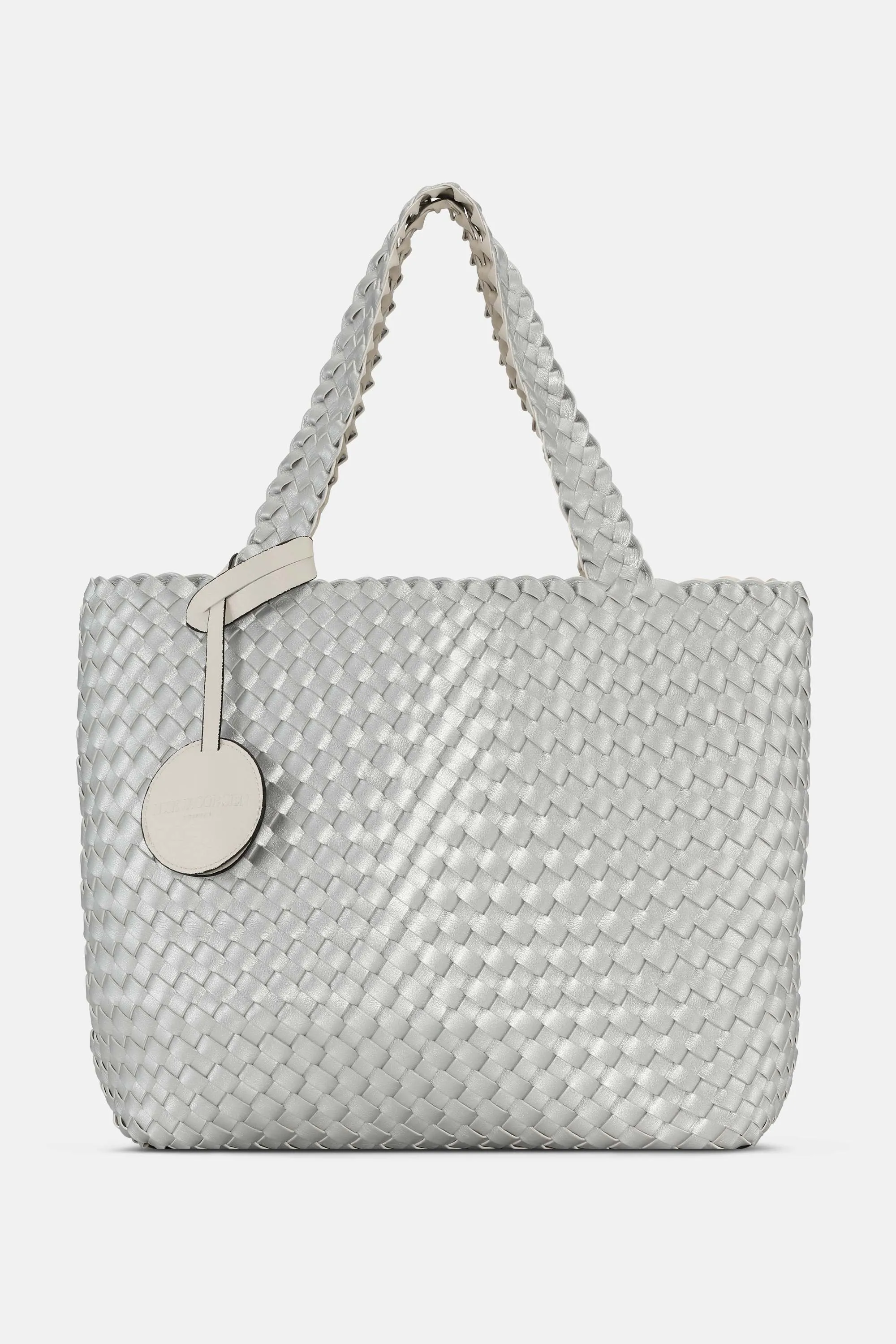Tote Bag Braided - Egg White Silver sold by Ilse Jacobsen product image thumbnail 2
