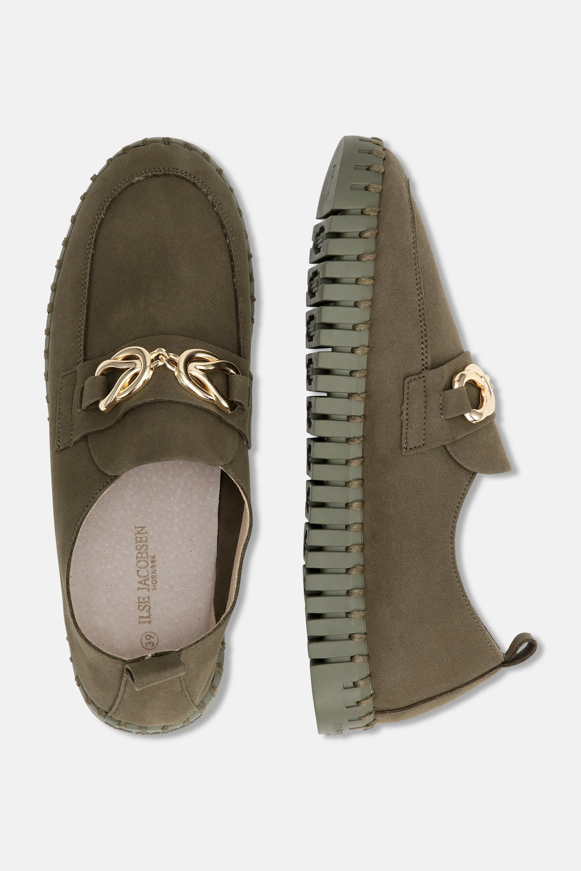 Tulip Loafer - Deep Olive Deep Olive sold by Ilse Jacobsen product image thumbnail 4