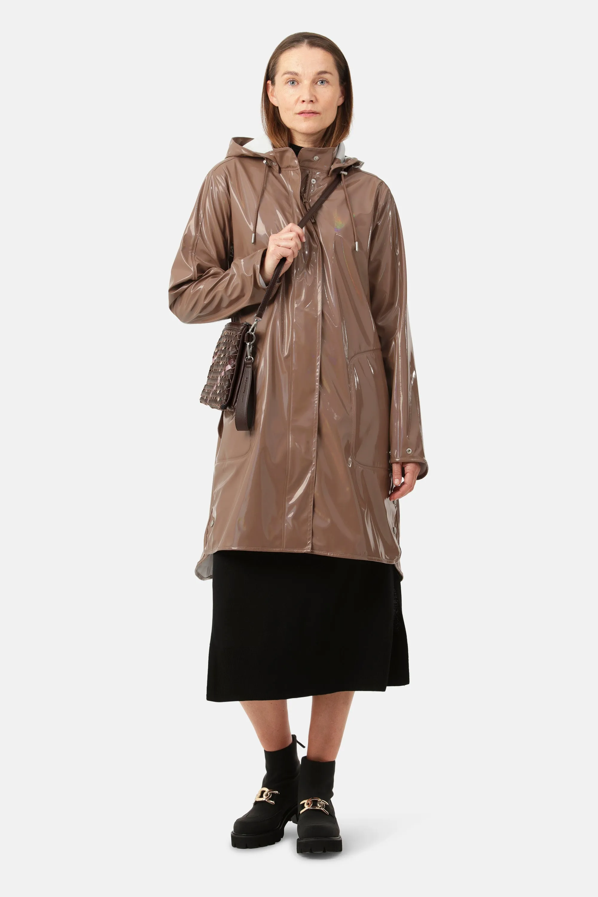 Long Raincoat - Acorn sold by Ilse Jacobsen