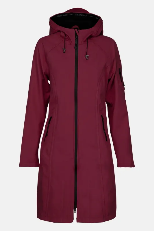 Raincoat - Maroon Banner sold by Ilse Jacobsen