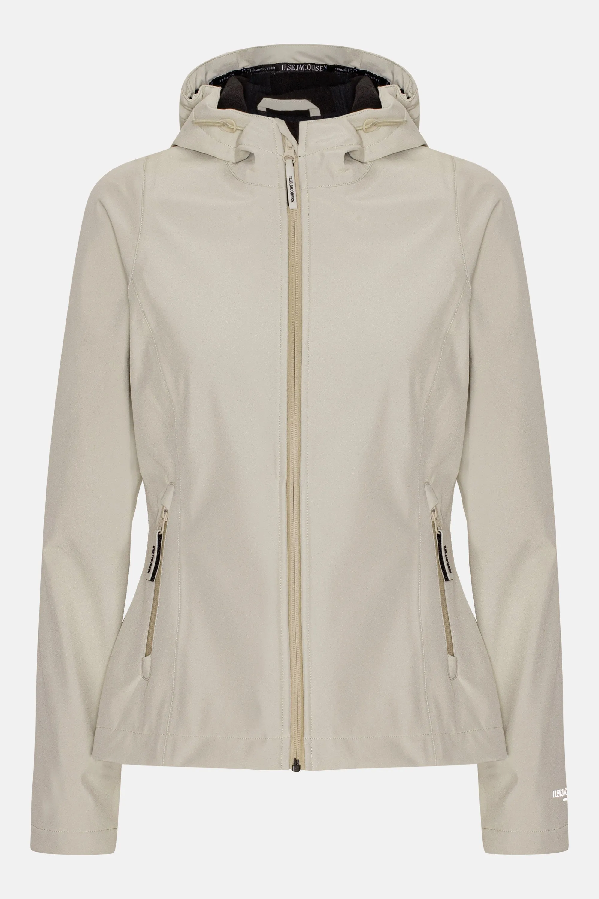 Short Softshell Raincoat - Bleached Sand sold by Ilse Jacobsen product image thumbnail 5