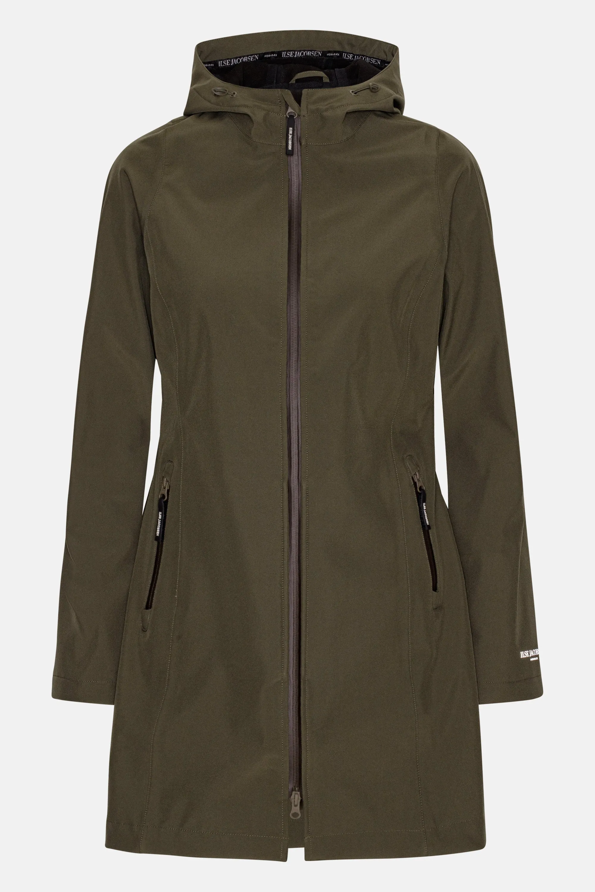 Softshell Raincoat - Army sold by Ilse Jacobsen product image thumbnail 5