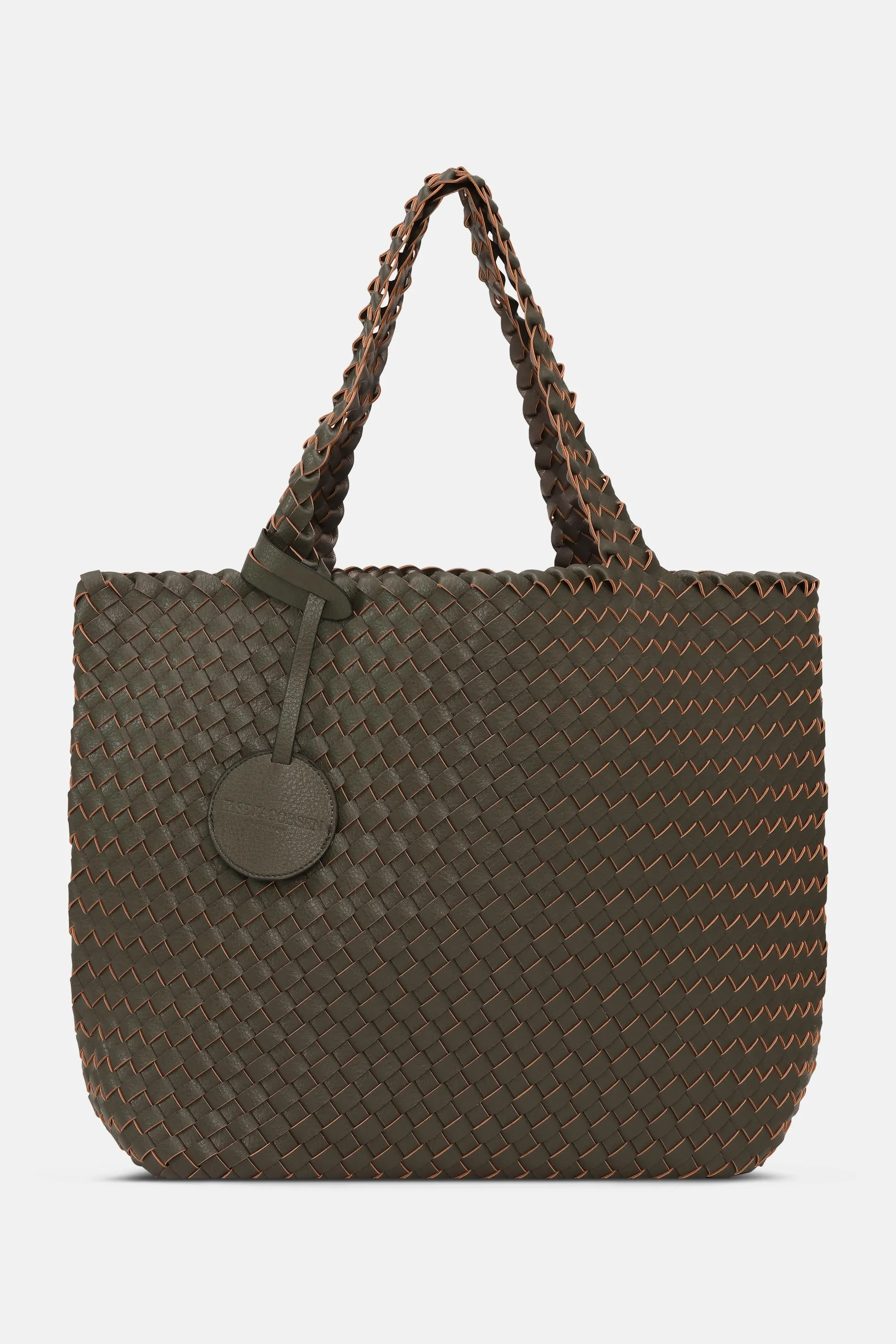 Tote Bag Braided - Army Gun Metal sold by Ilse Jacobsen product image thumbnail 3