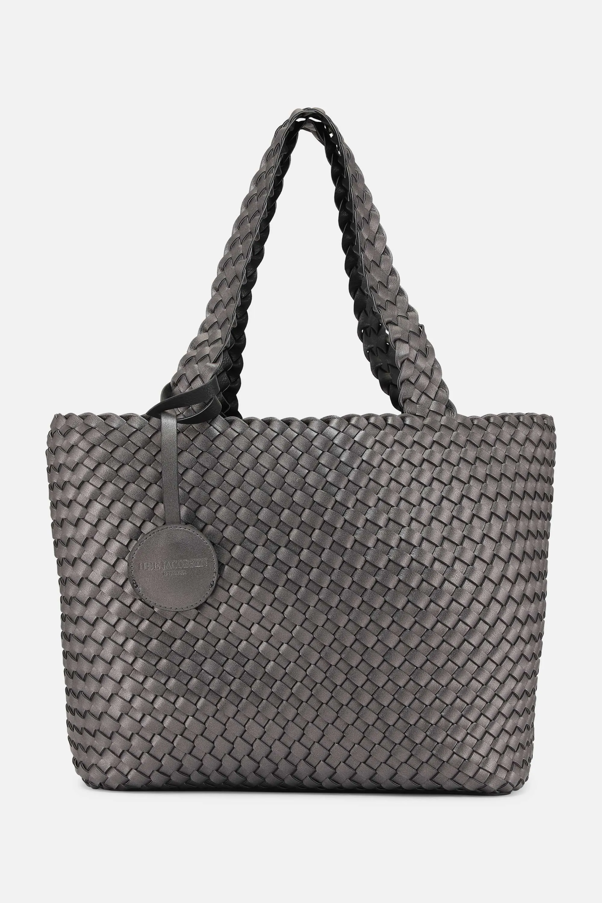 Tote Bag Braided - Black Gun metal sold by Ilse Jacobsen product image thumbnail 3